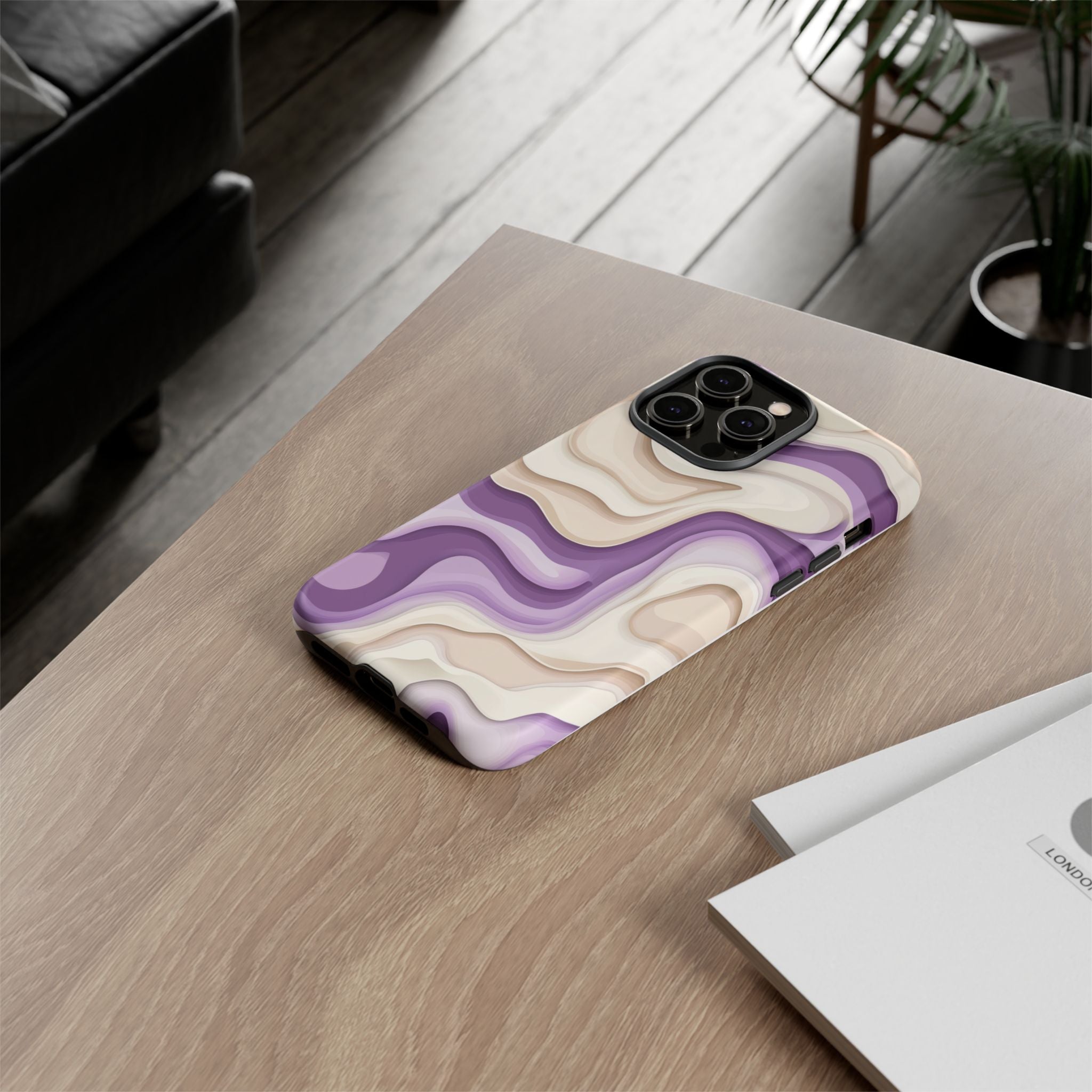 Abstract Waves Phone Case