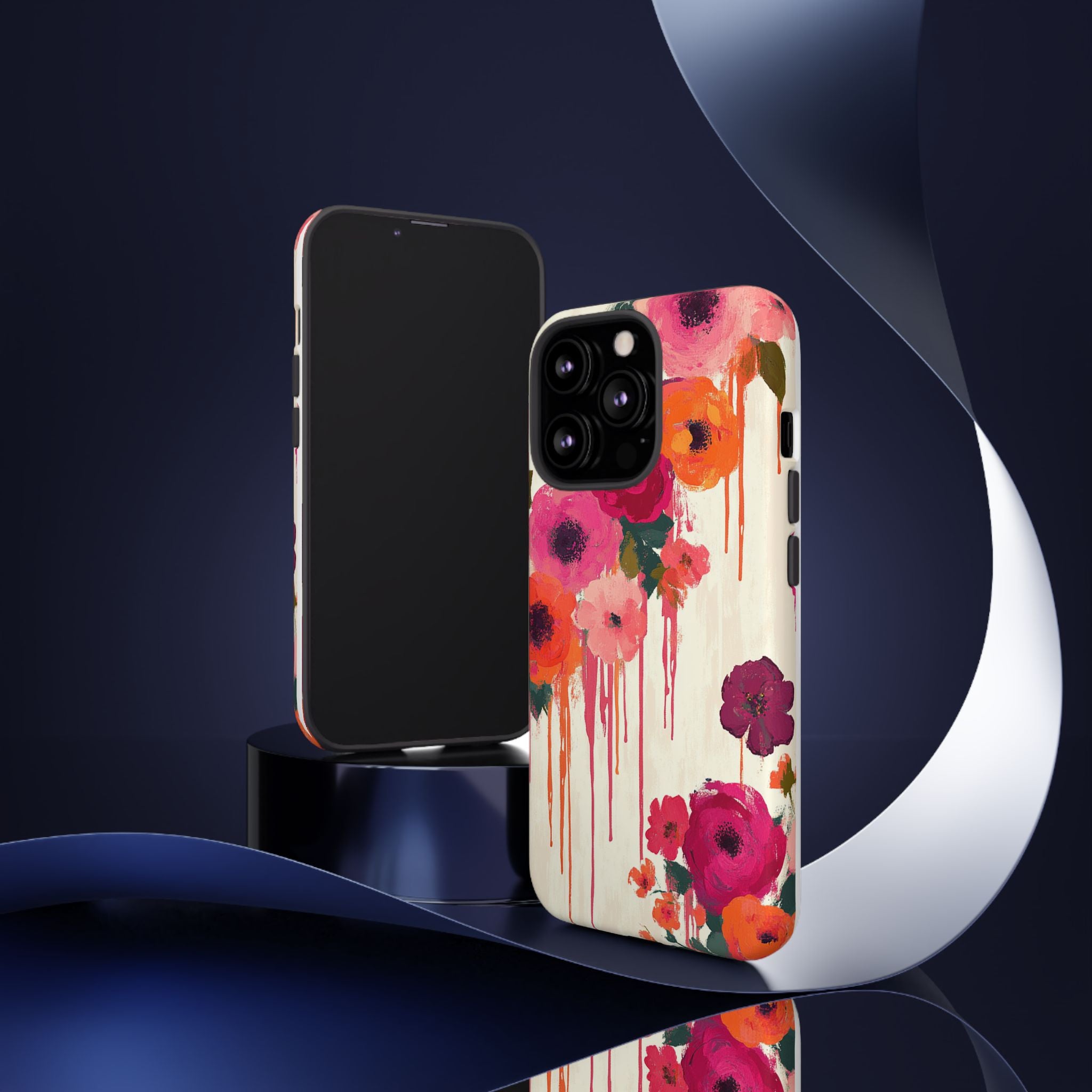 Floral Phone Case - Tough Cases with Vibrant Flower Design