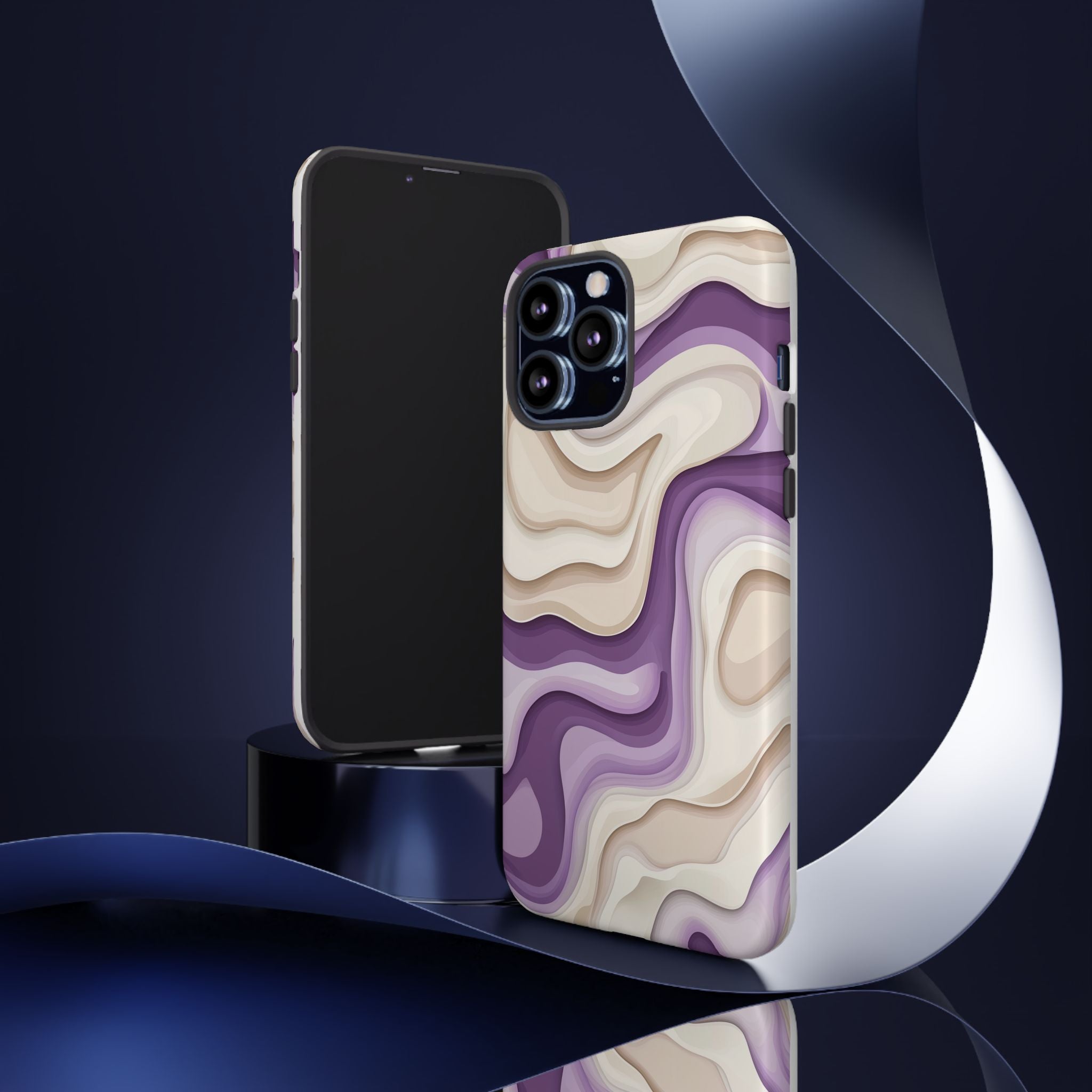 Abstract Waves Phone Case