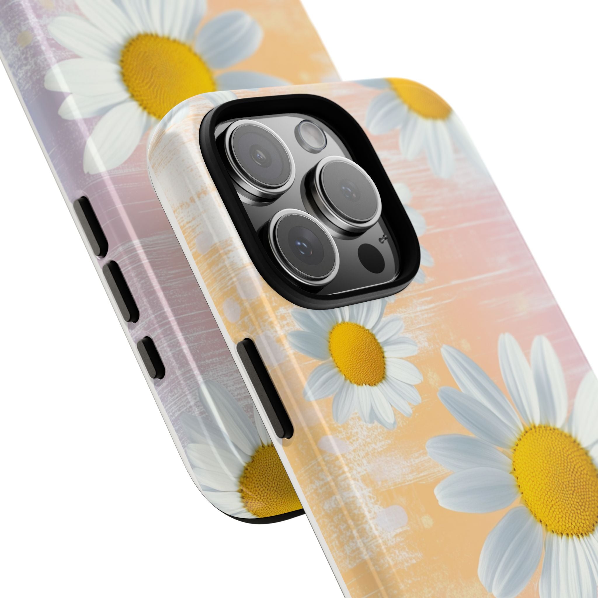 Daisy Phone Case - Floral Tough Case for Nature Lovers
