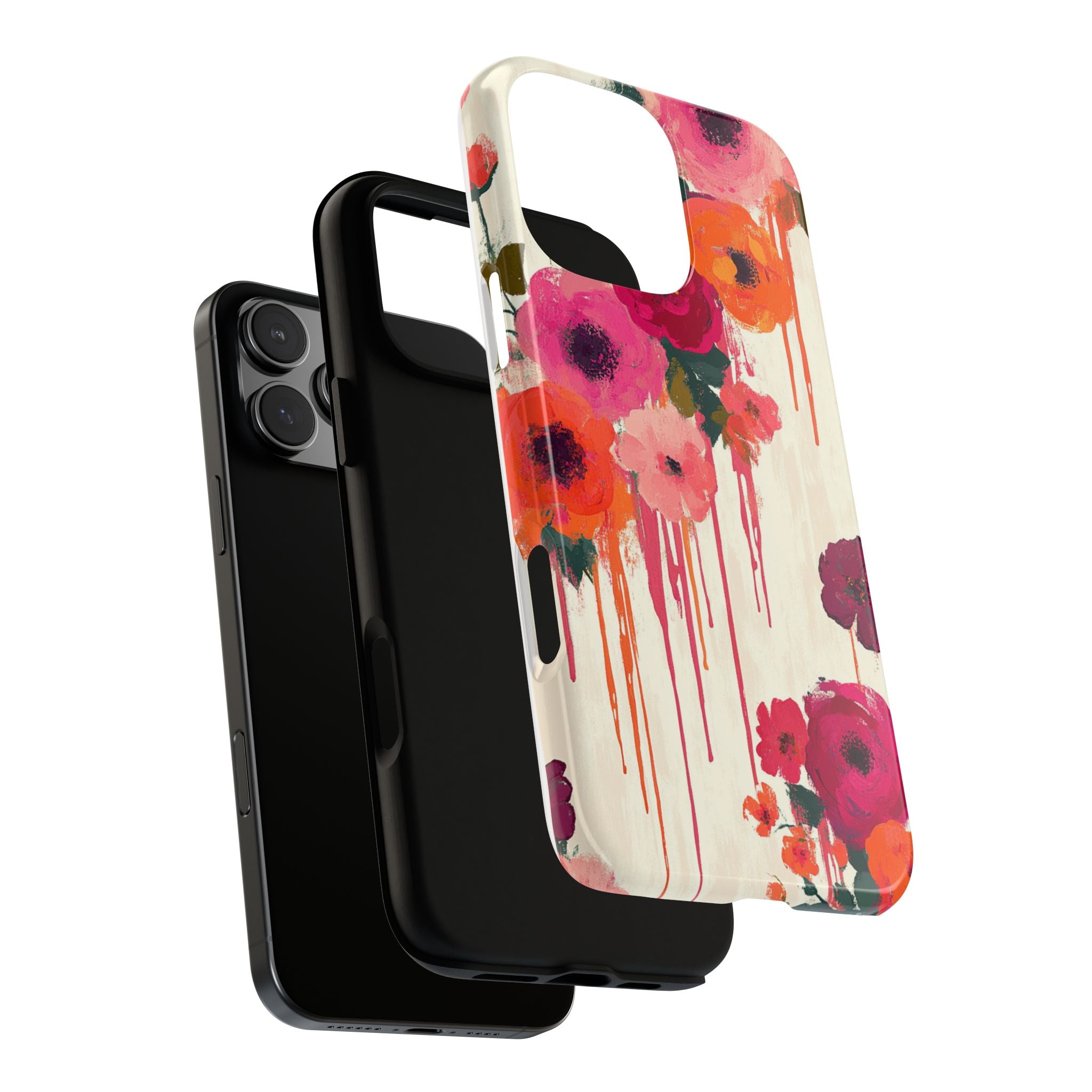Floral Phone Case - Tough Cases with Vibrant Flower Design