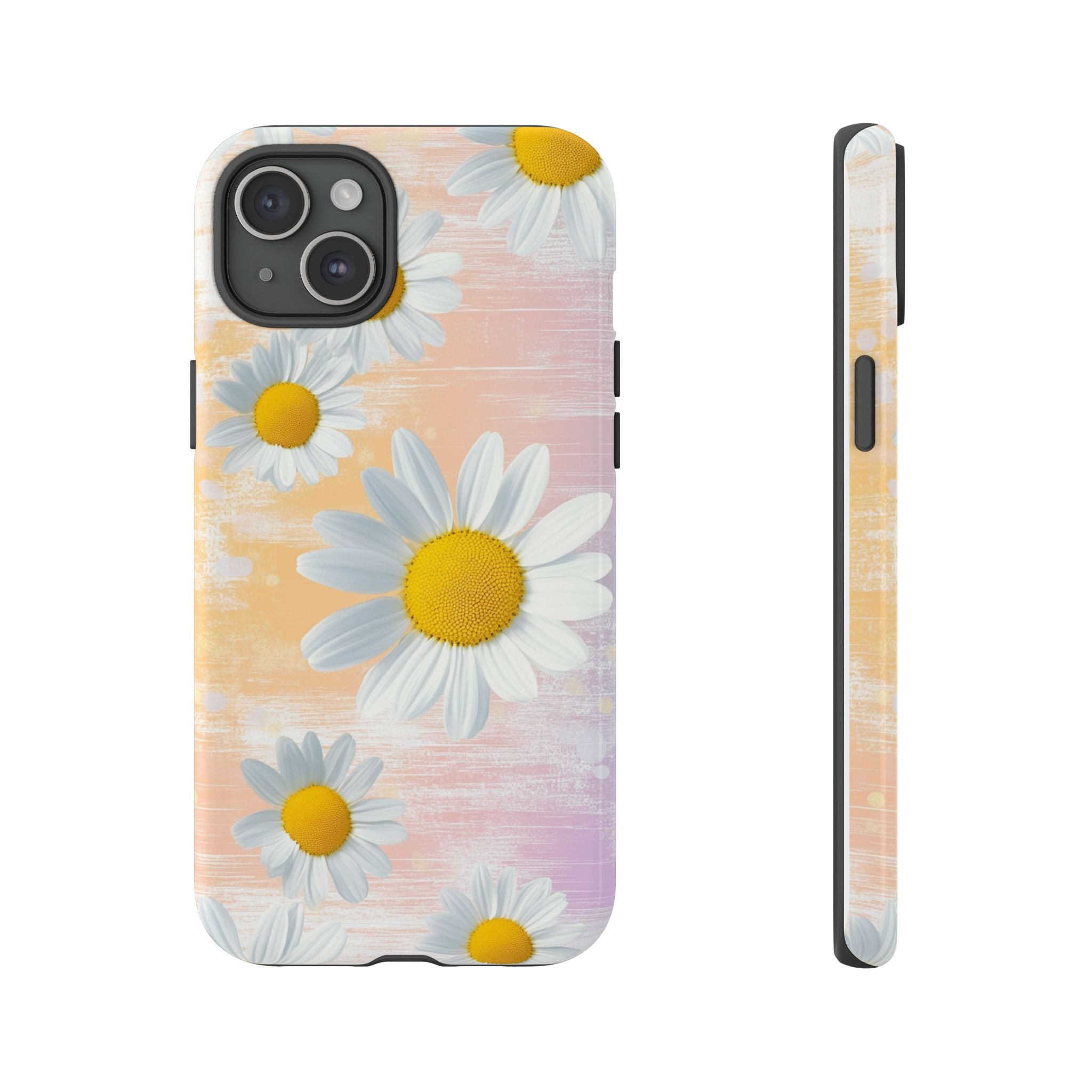 Daisy Phone Case - Floral Tough Case for Nature Lovers