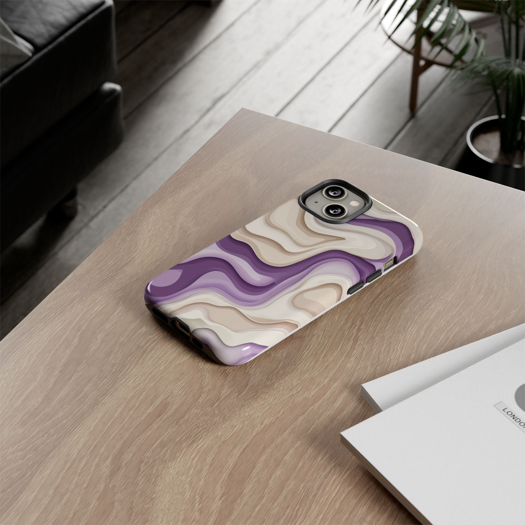 Abstract Waves Phone Case