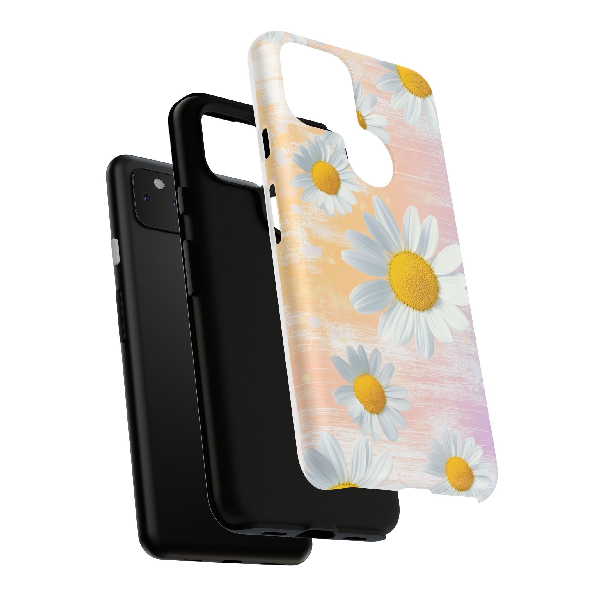 Daisy Phone Case - Floral Tough Case for Nature Lovers