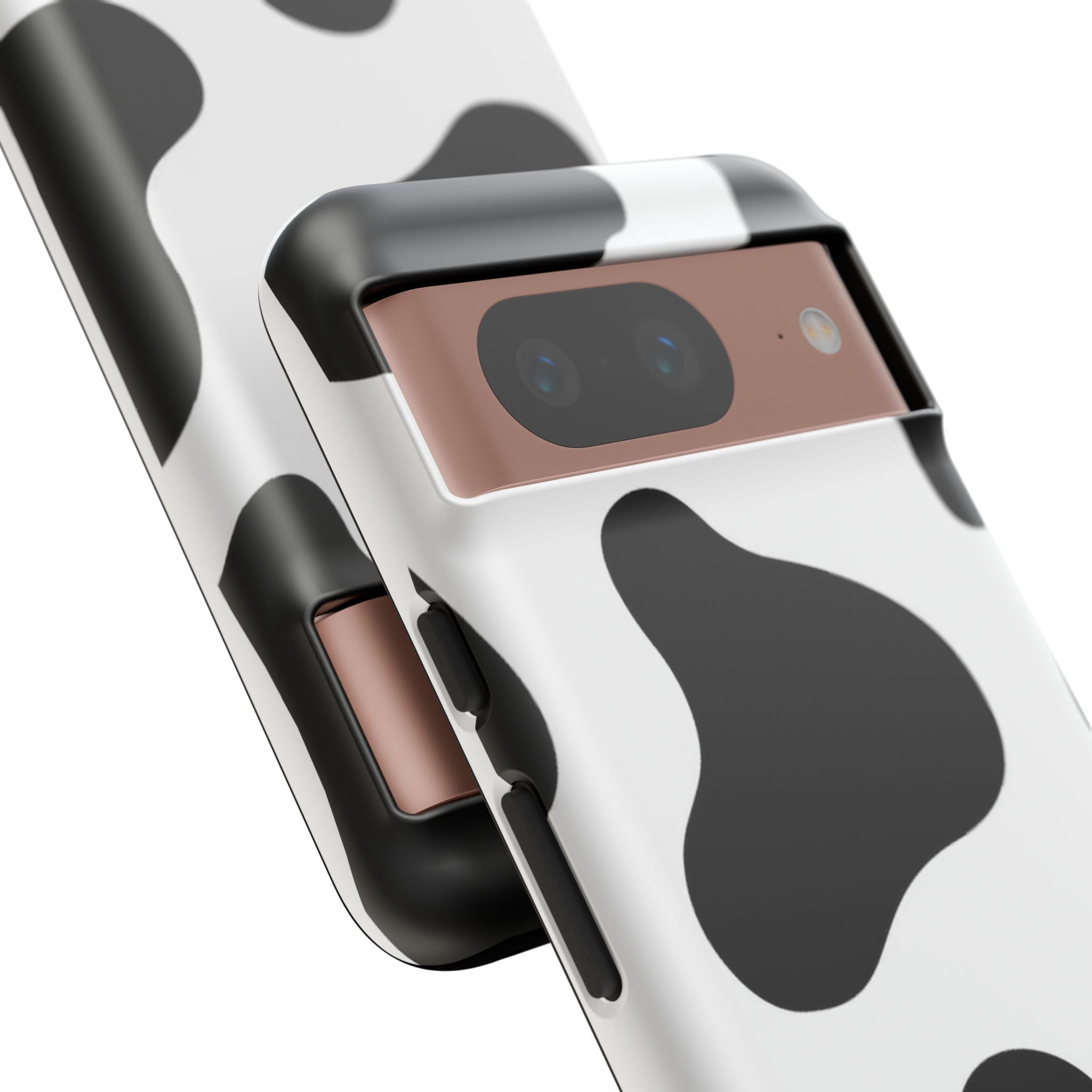 Black and White Cow Print Phone Case, Cute Tough Cases, Animal Print Case, Stylish Smartphone Accessories, Cow Lover Gift