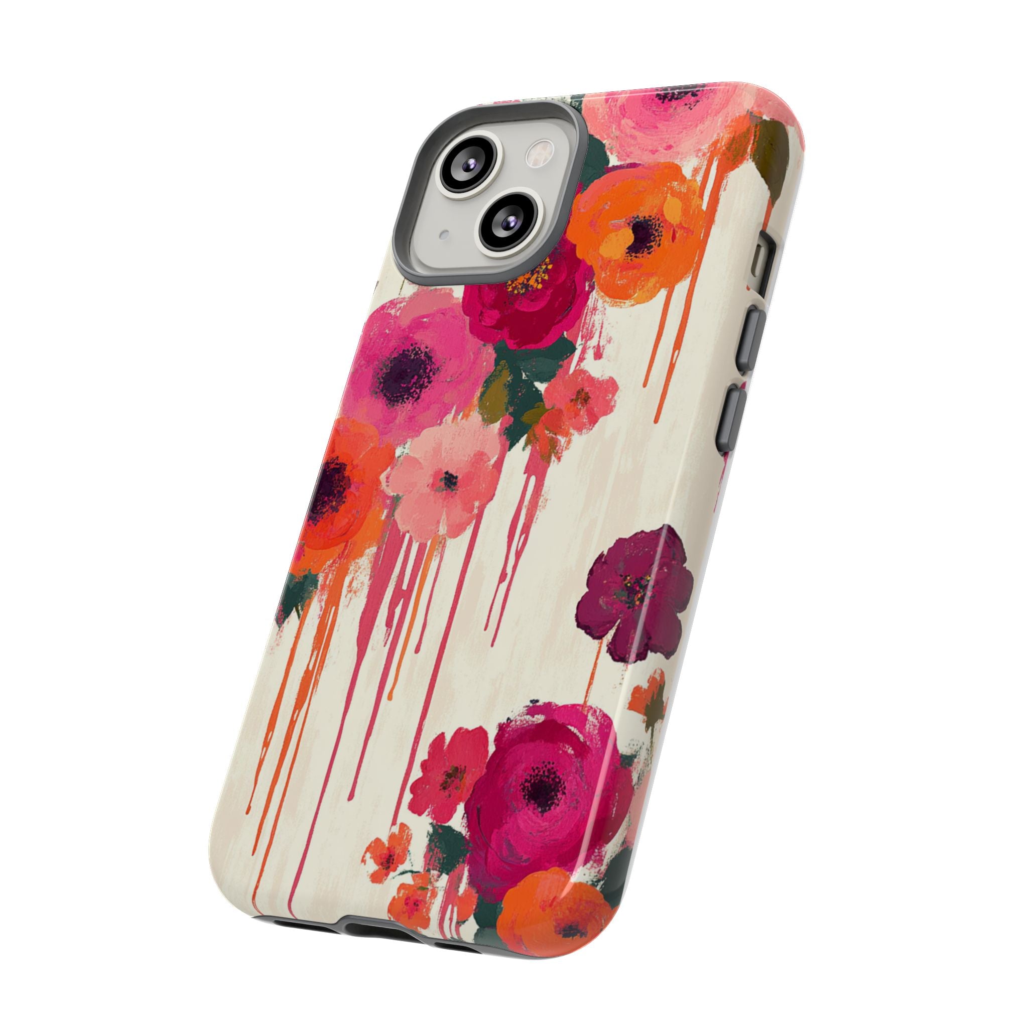Floral Phone Case - Tough Cases with Vibrant Flower Design