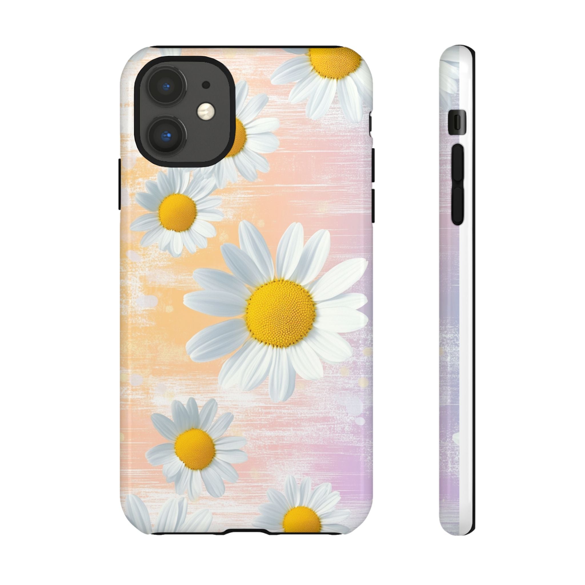 Daisy Phone Case - Floral Tough Case for Nature Lovers
