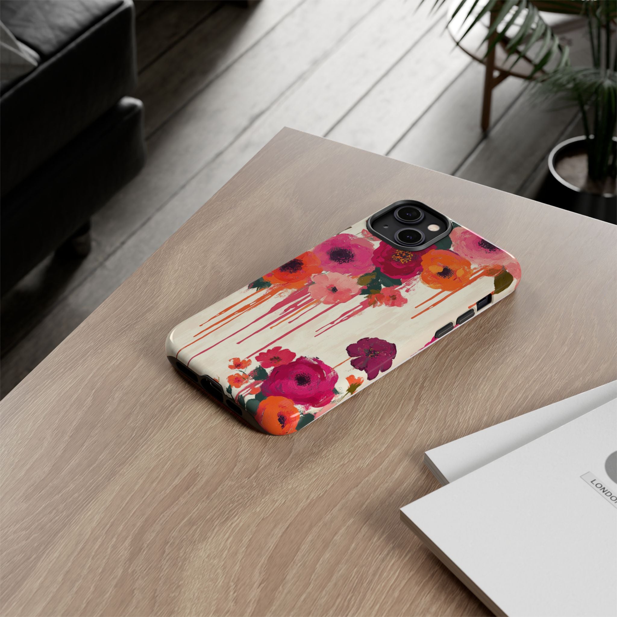 Floral Phone Case - Tough Cases with Vibrant Flower Design