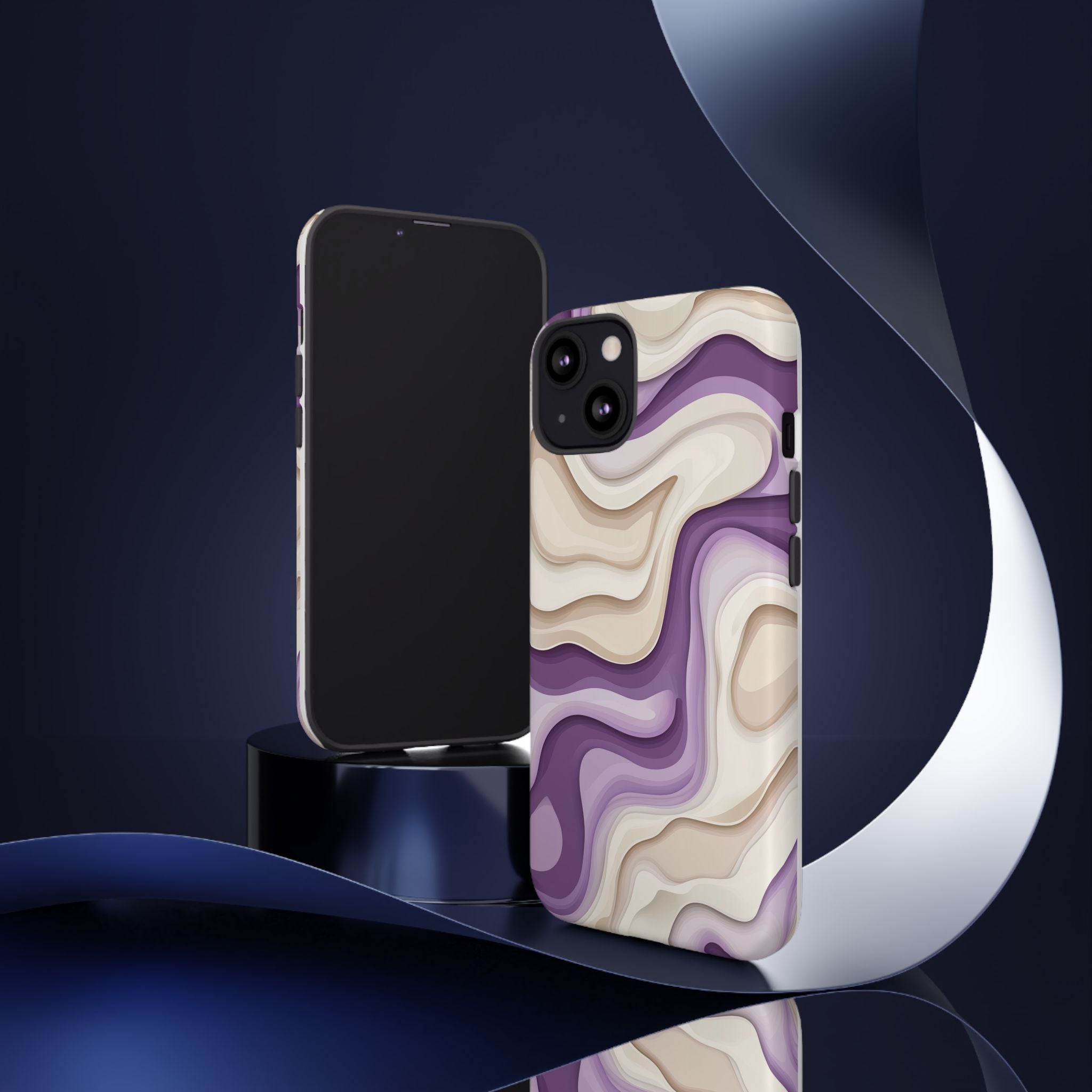 Abstract Waves Phone Case