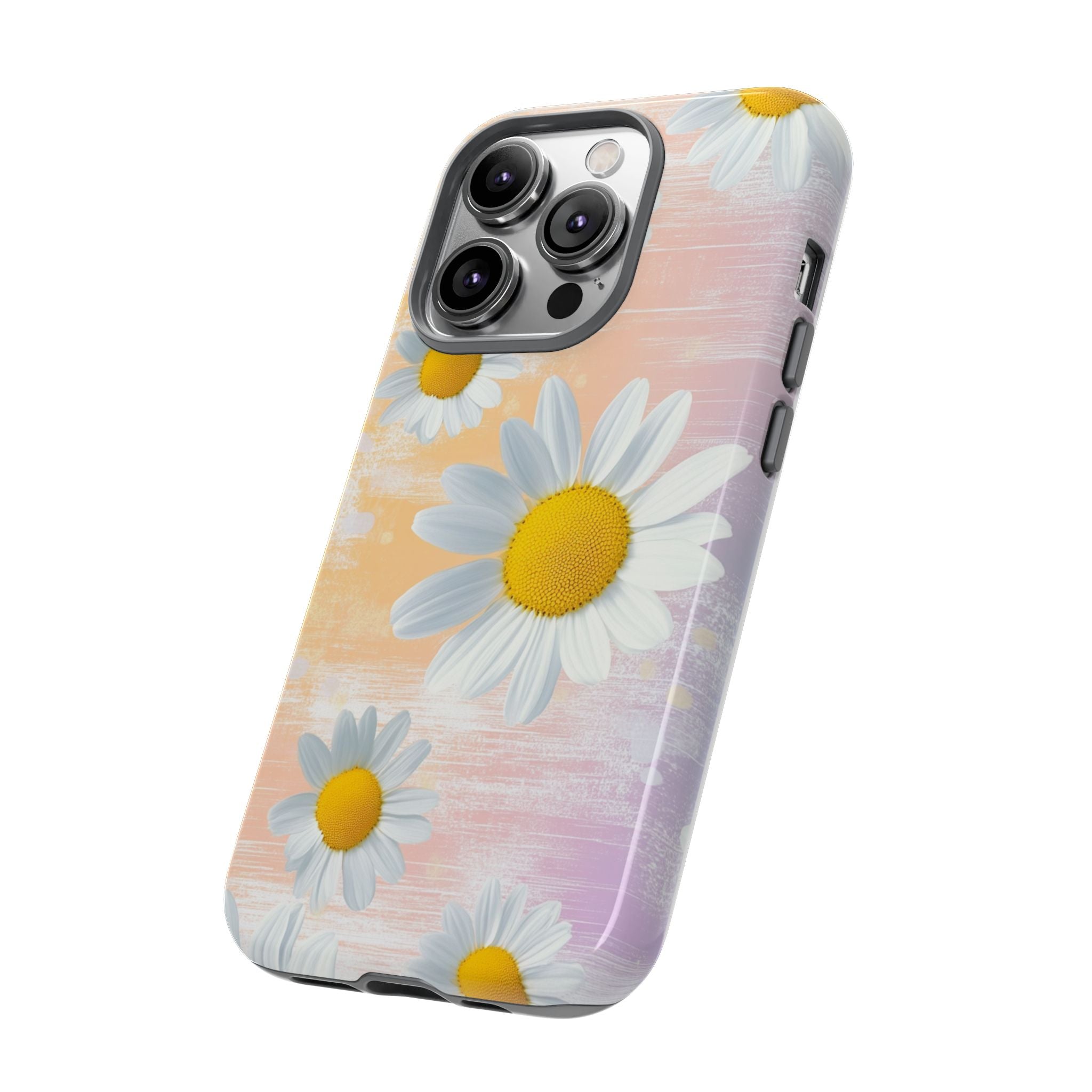 Daisy Phone Case - Floral Tough Case for Nature Lovers
