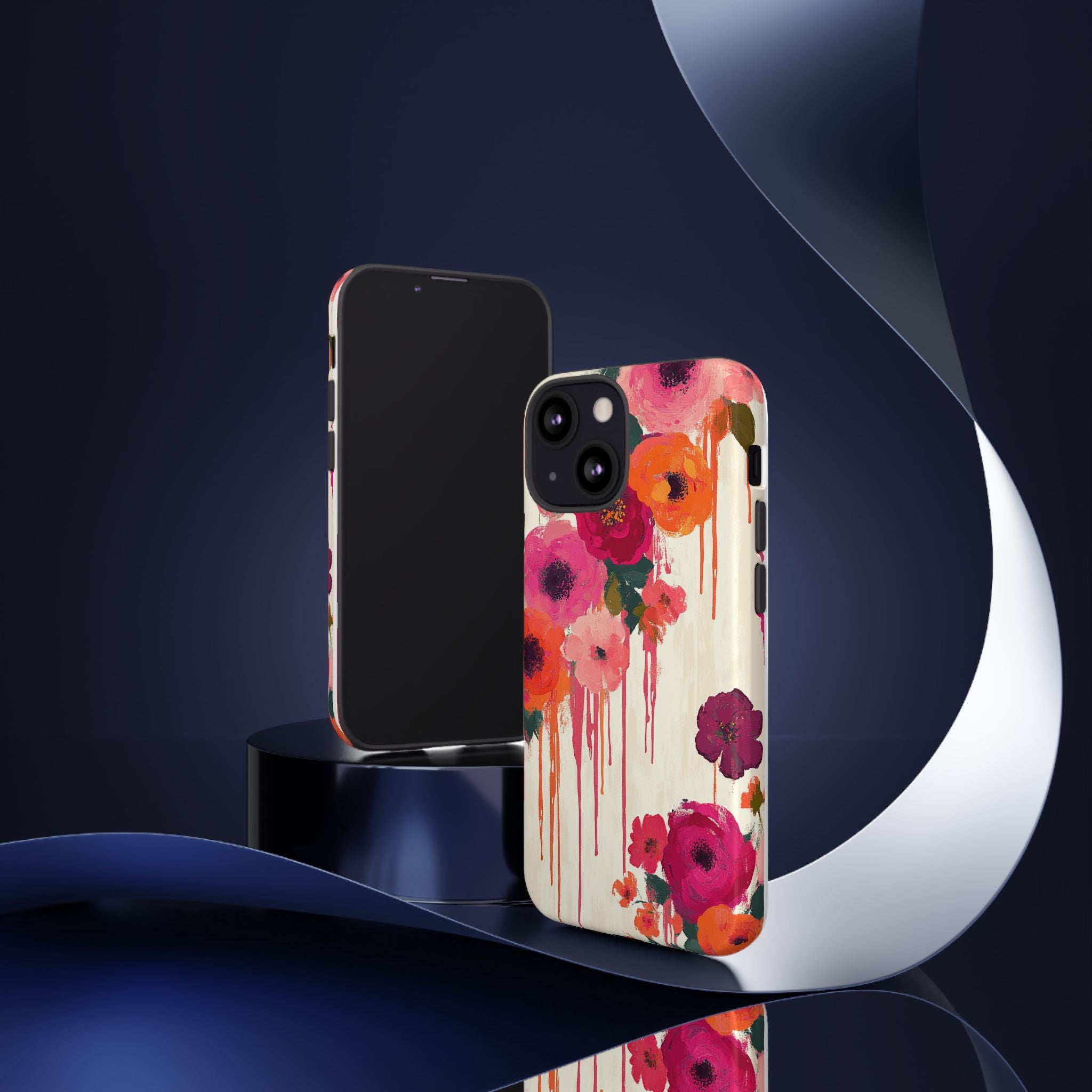 Floral Phone Case - Tough Cases with Vibrant Flower Design