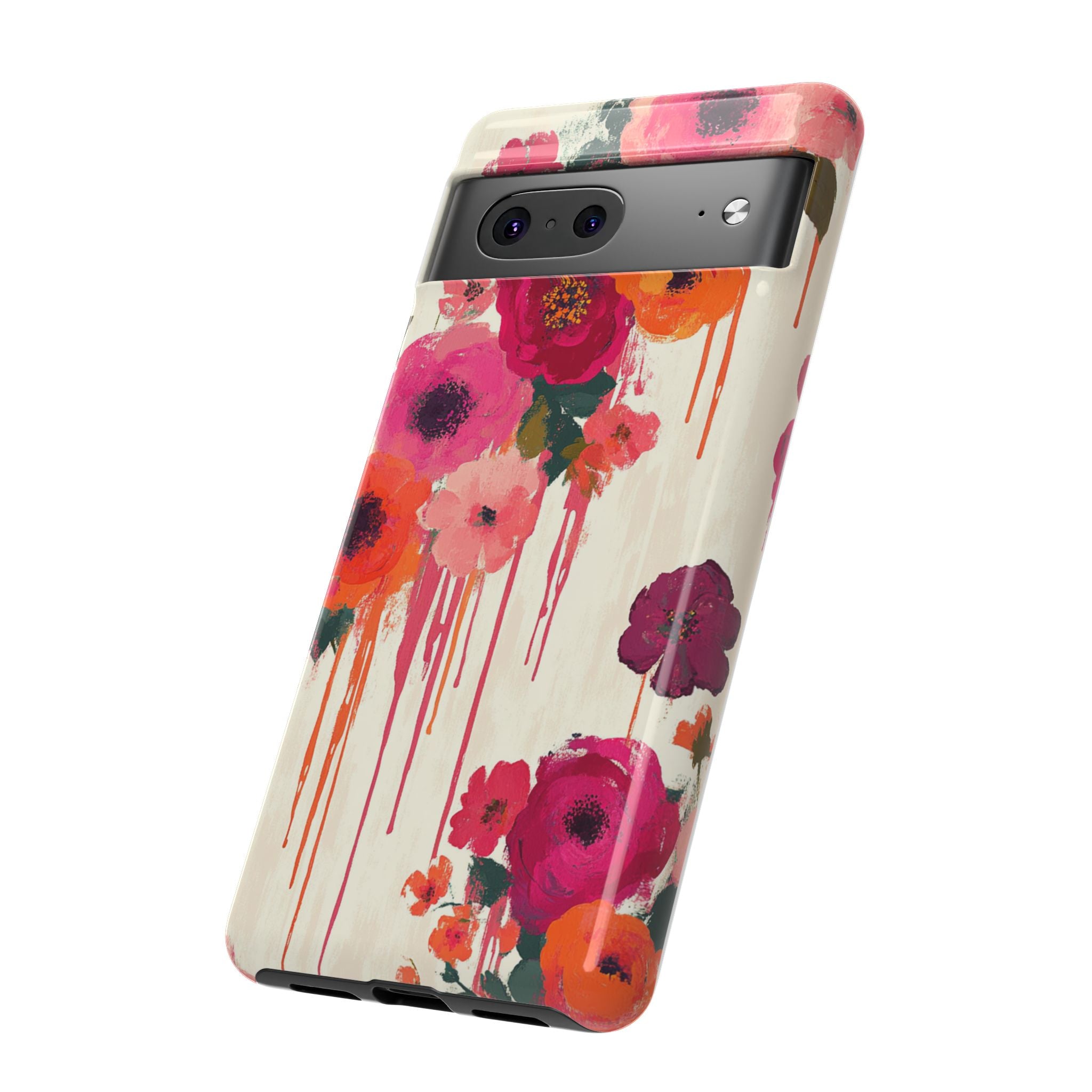 Floral Phone Case - Tough Cases with Vibrant Flower Design