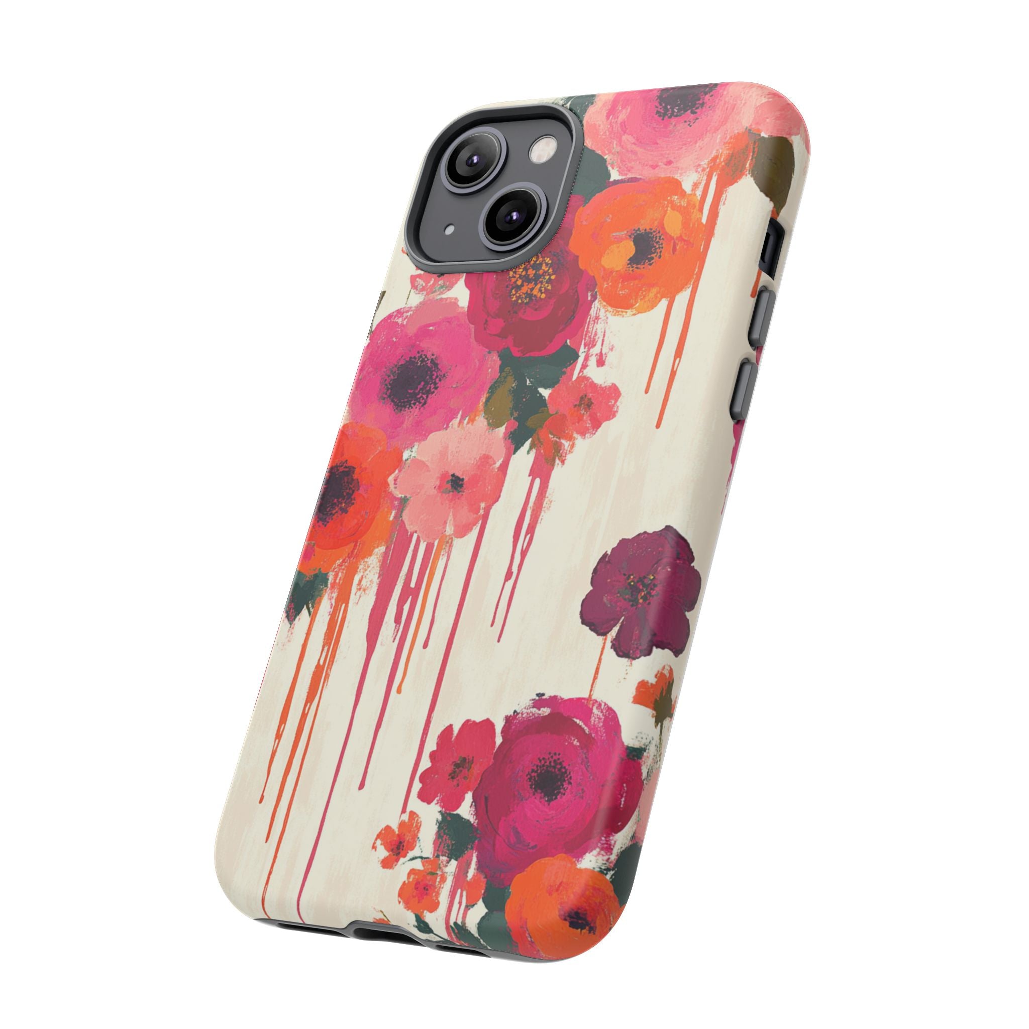 Floral Phone Case - Tough Cases with Vibrant Flower Design