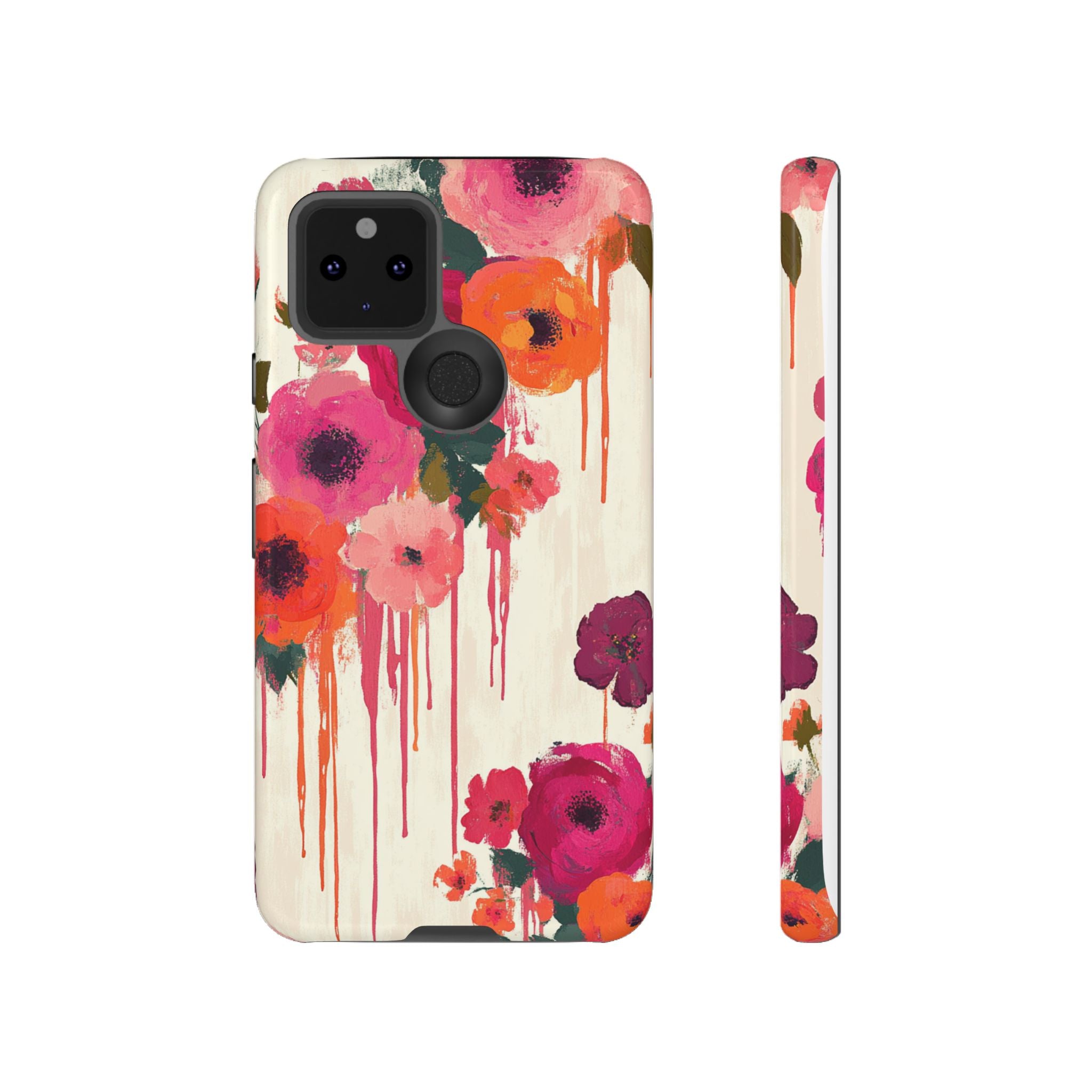 Floral Phone Case - Tough Cases with Vibrant Flower Design