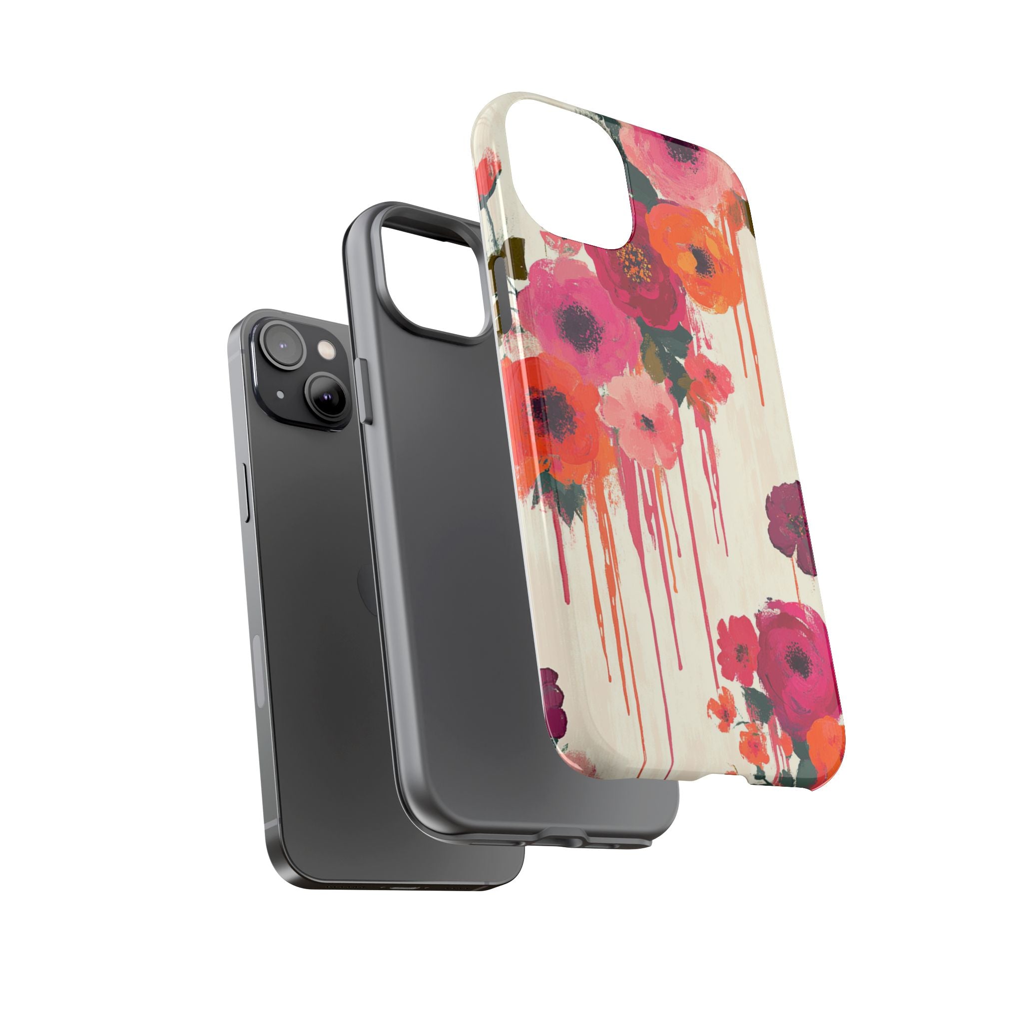 Floral Phone Case - Tough Cases with Vibrant Flower Design