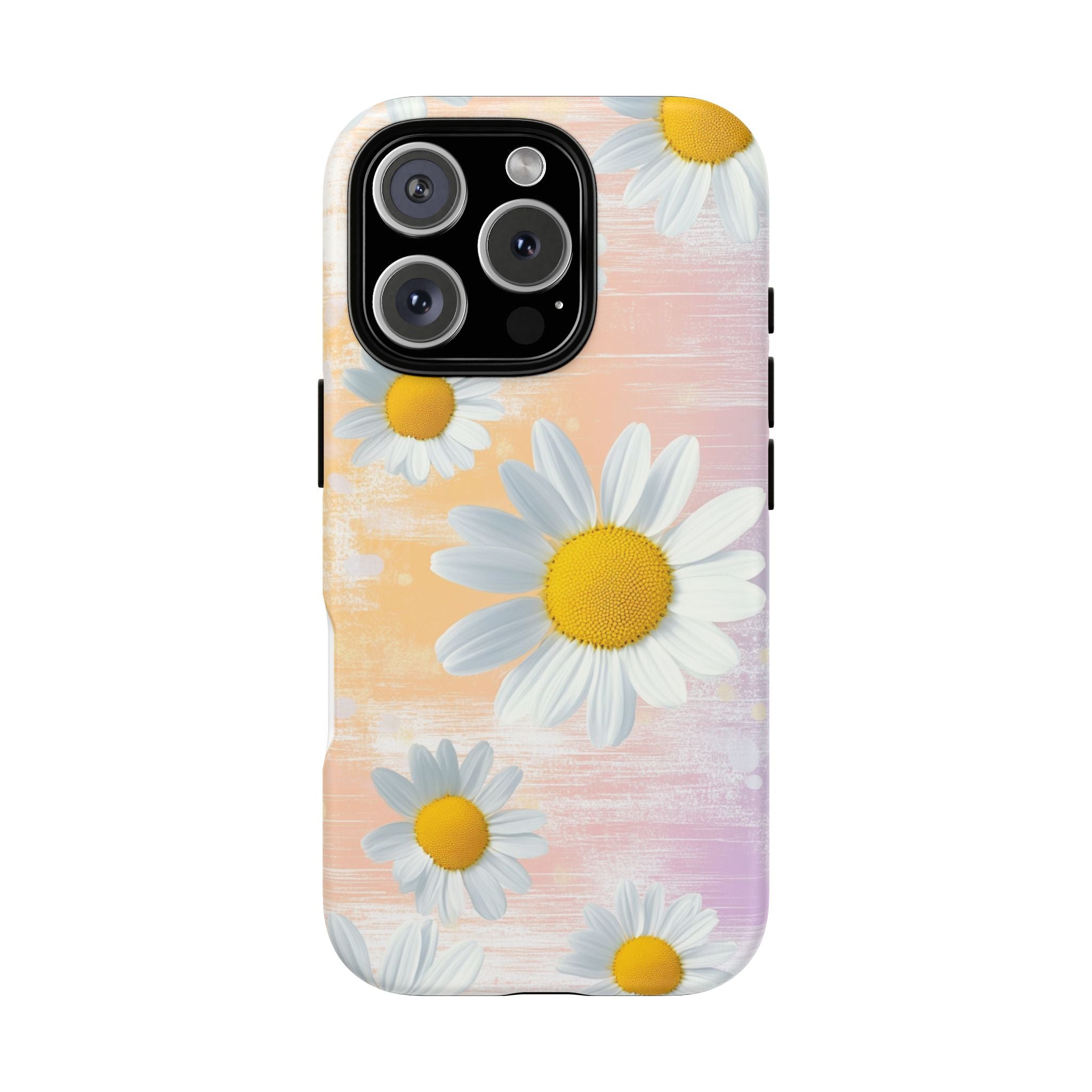 Daisy Phone Case - Floral Tough Case for Nature Lovers