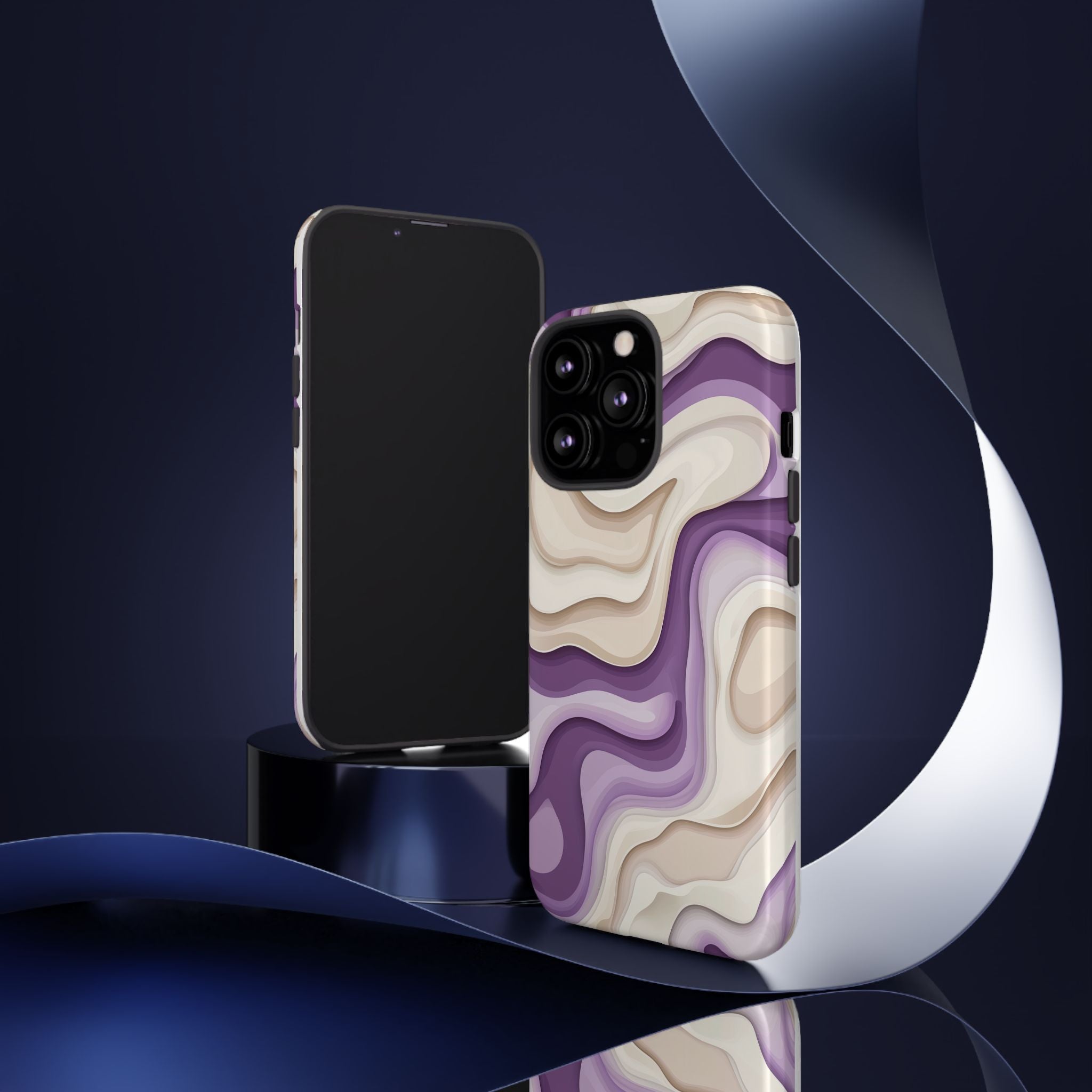 Abstract Waves Phone Case