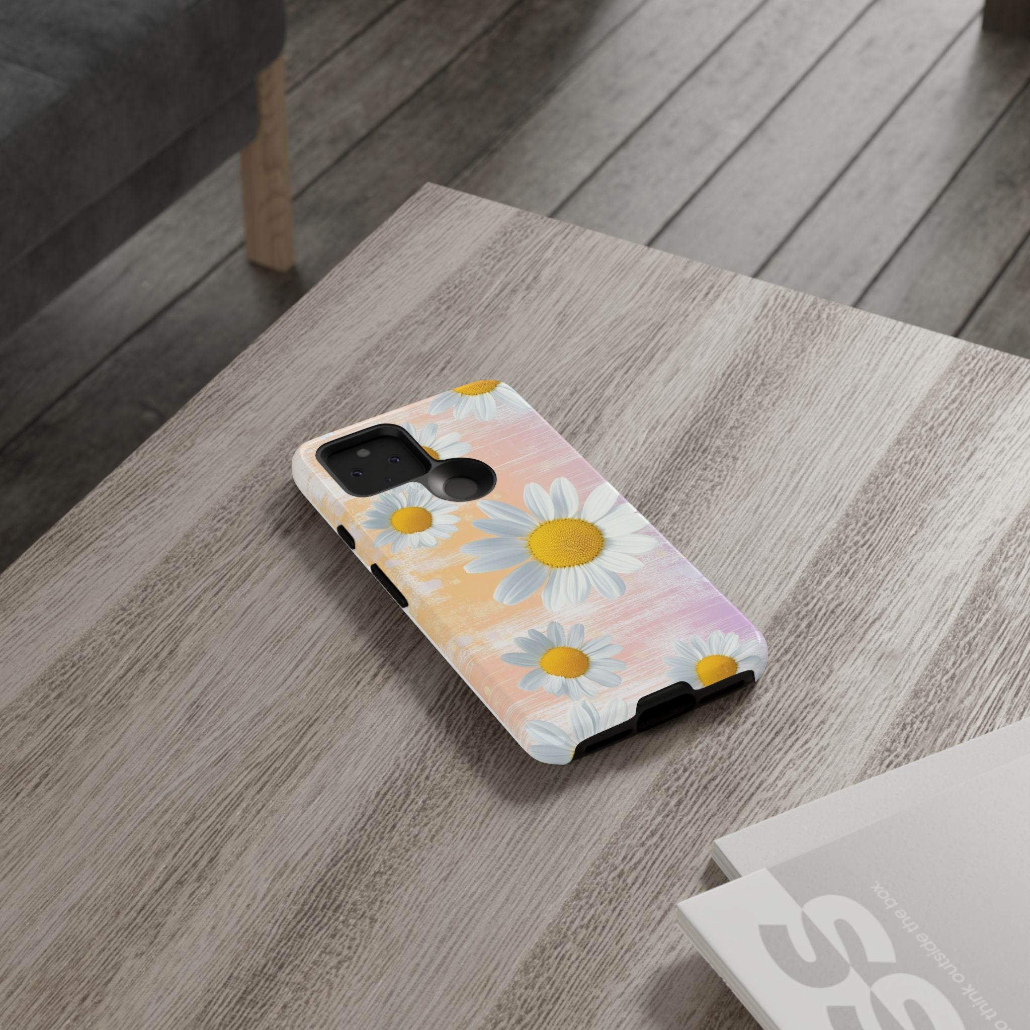 Daisy Phone Case - Floral Tough Case for Nature Lovers