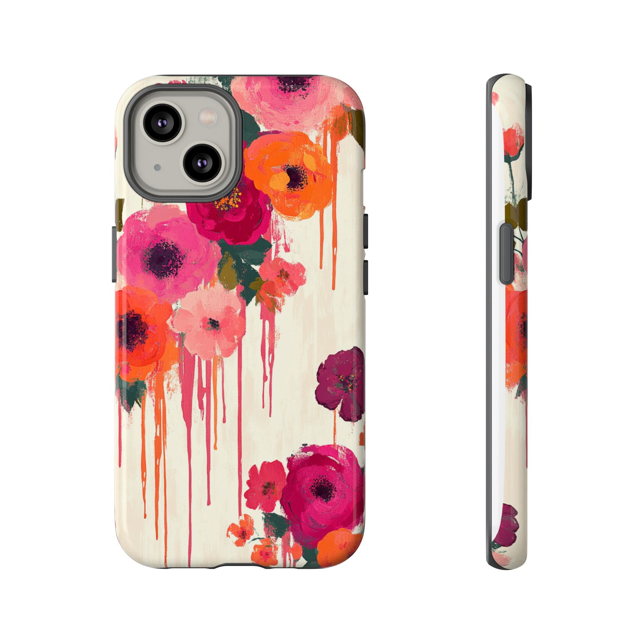 Floral Phone Case - Tough Cases with Vibrant Flower Design