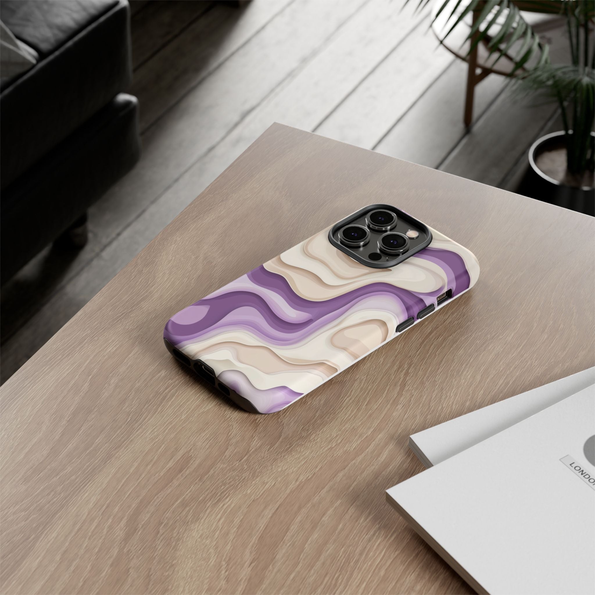 Abstract Waves Phone Case