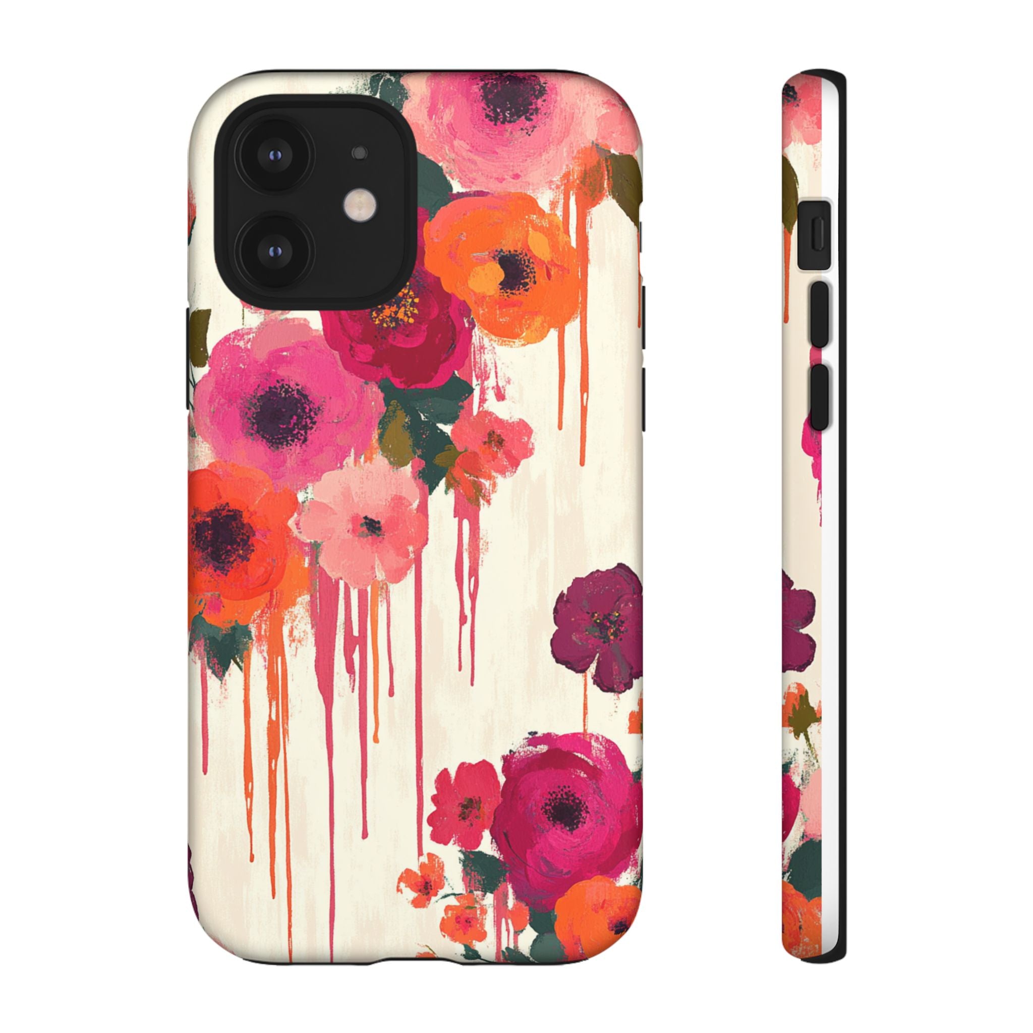 Floral Phone Case - Tough Cases with Vibrant Flower Design