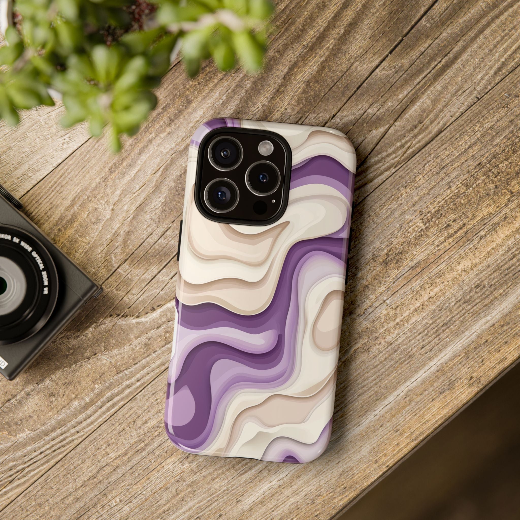 Abstract Waves Phone Case