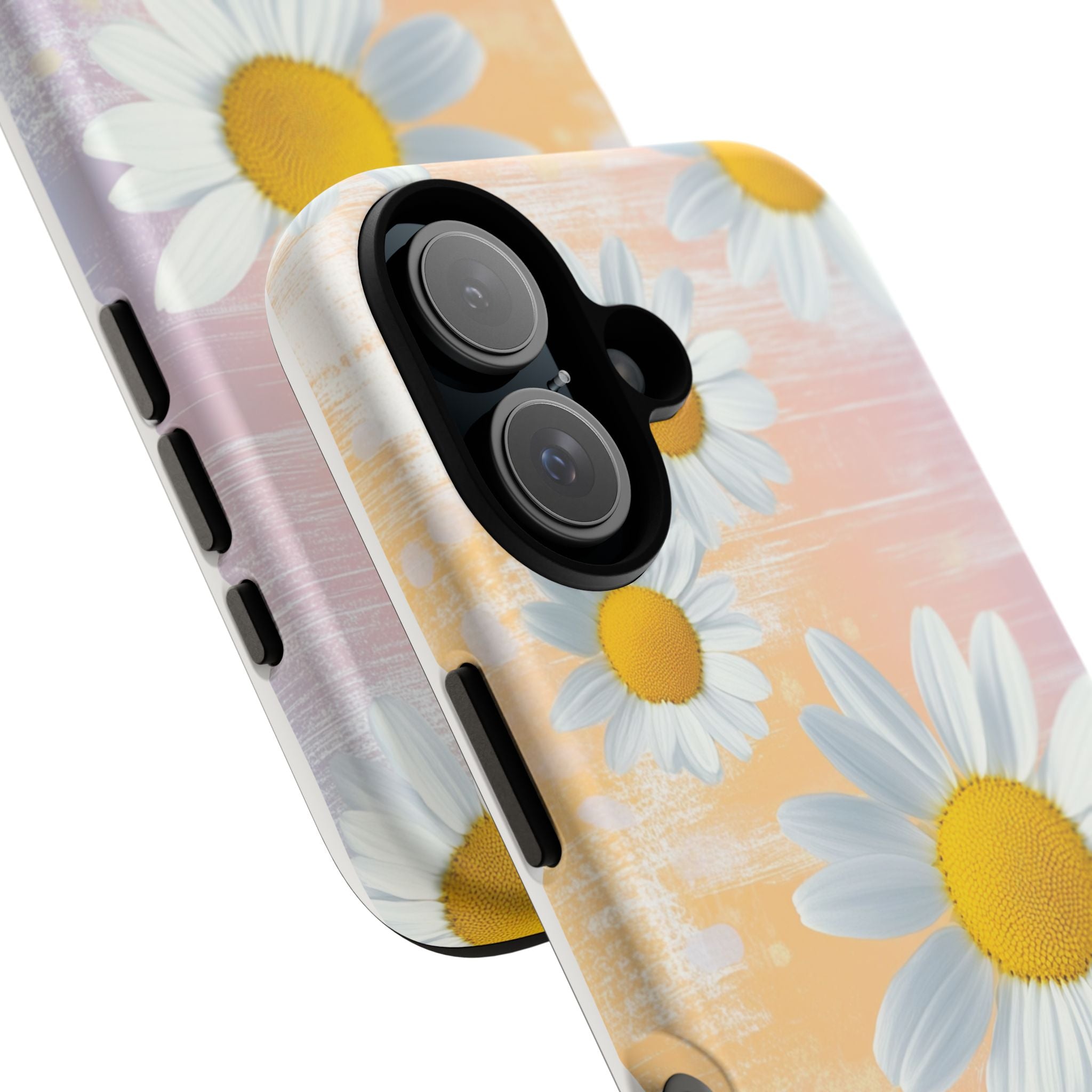 Daisy Phone Case - Floral Tough Case for Nature Lovers