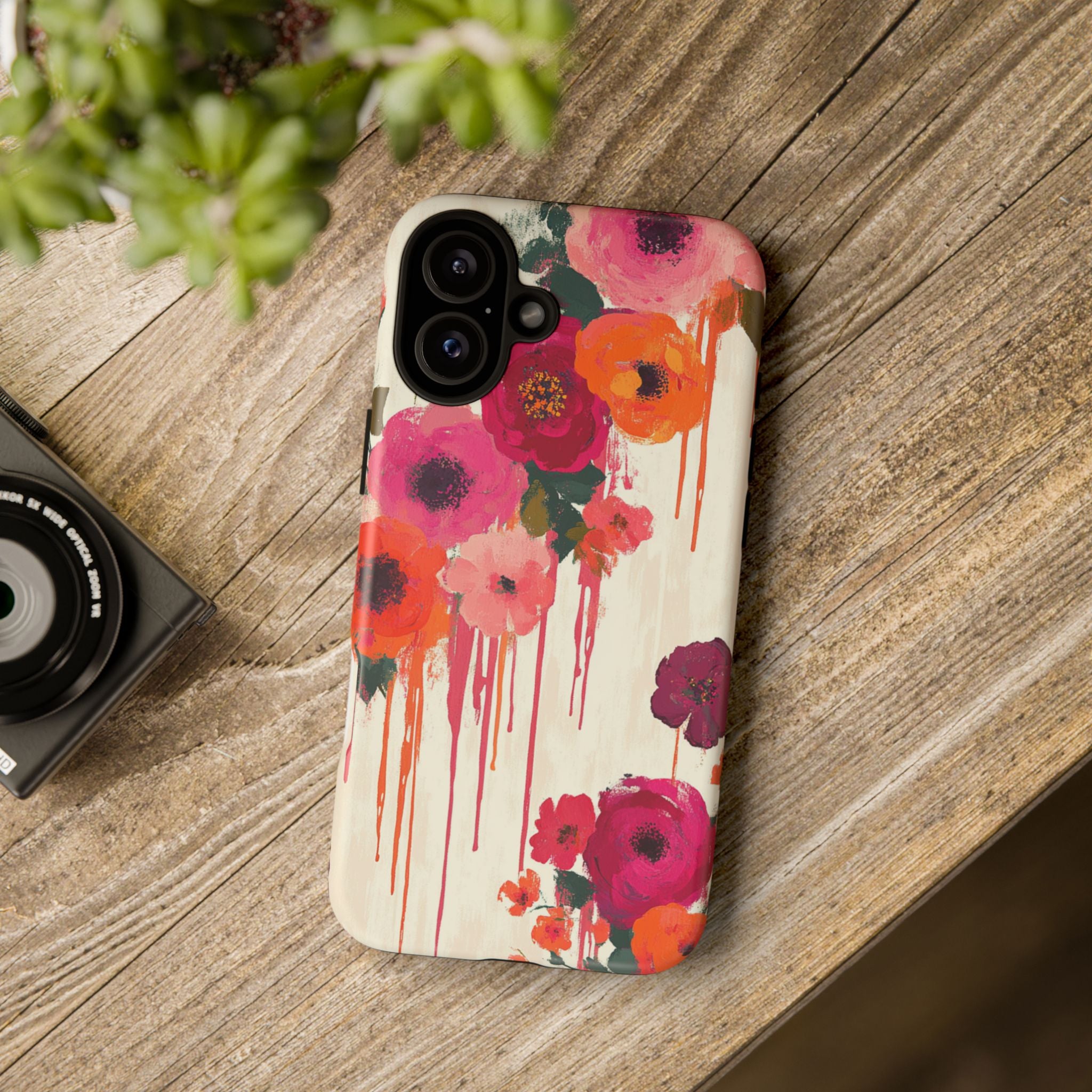 Floral Phone Case - Tough Cases with Vibrant Flower Design