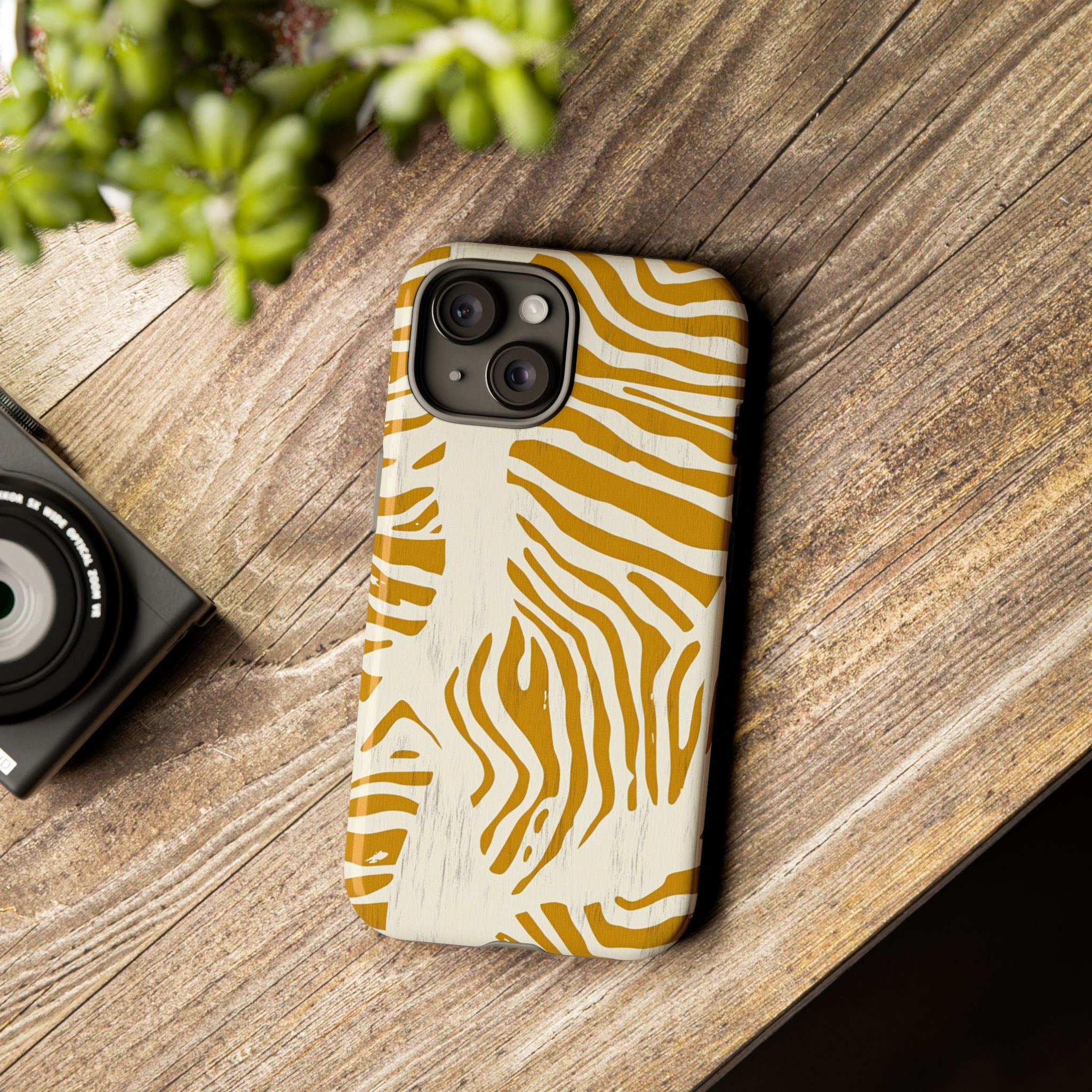 Stylish Phone Case with Zebra Print
