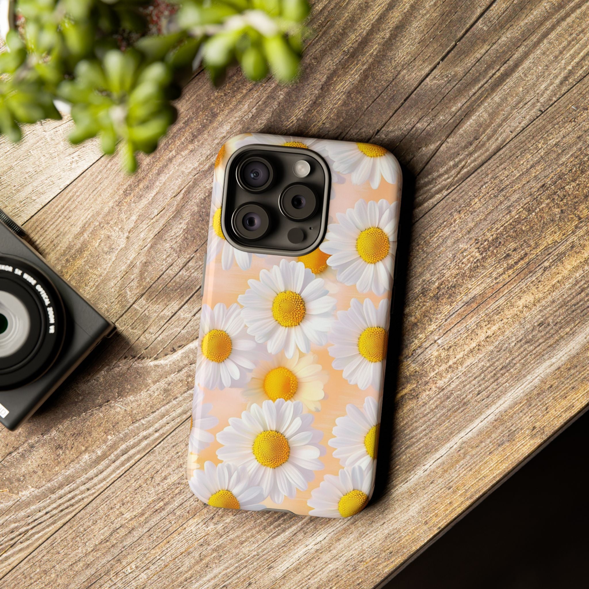 Daisy Phone Case - Floral Tough Cover