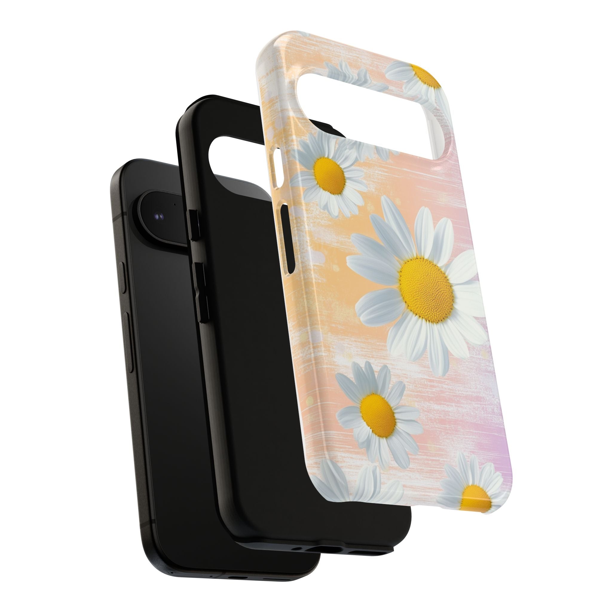Daisy Phone Case - Floral Tough Case for Nature Lovers