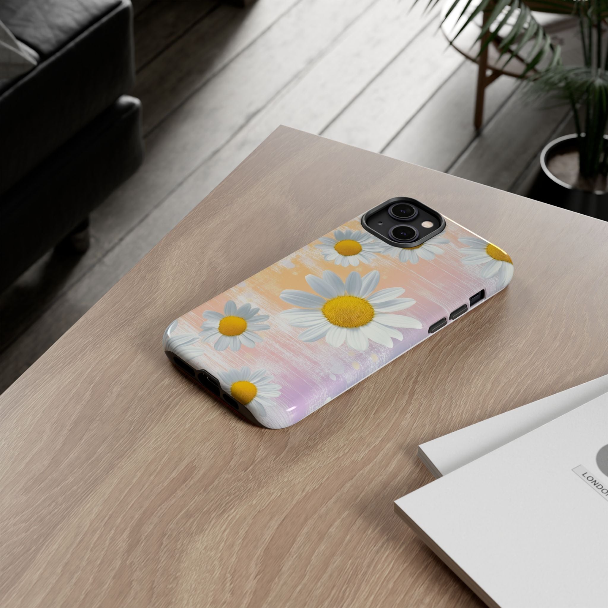 Daisy Phone Case - Floral Tough Case for Nature Lovers