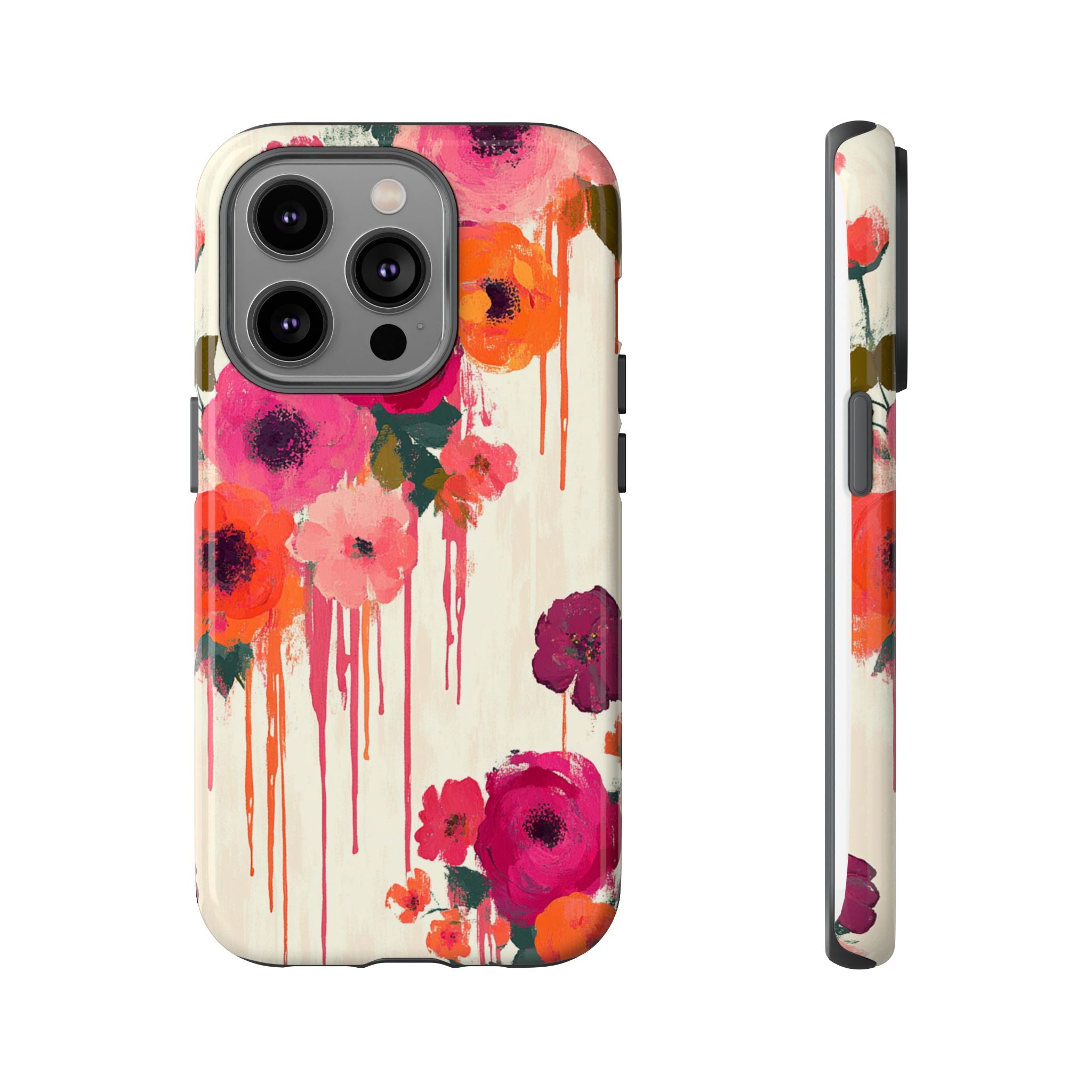 Floral Phone Case - Tough Cases with Vibrant Flower Design
