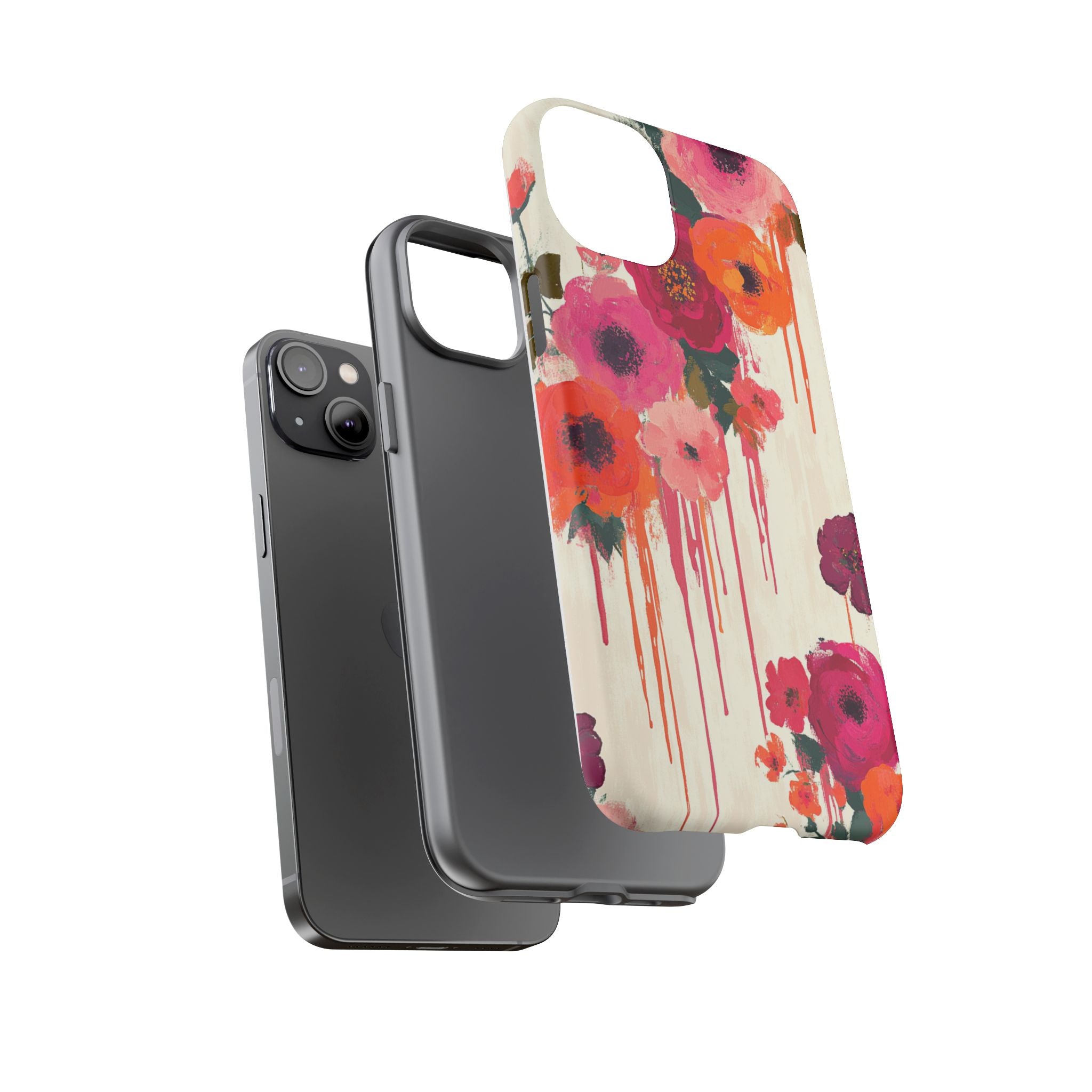 Floral Phone Case - Tough Cases with Vibrant Flower Design