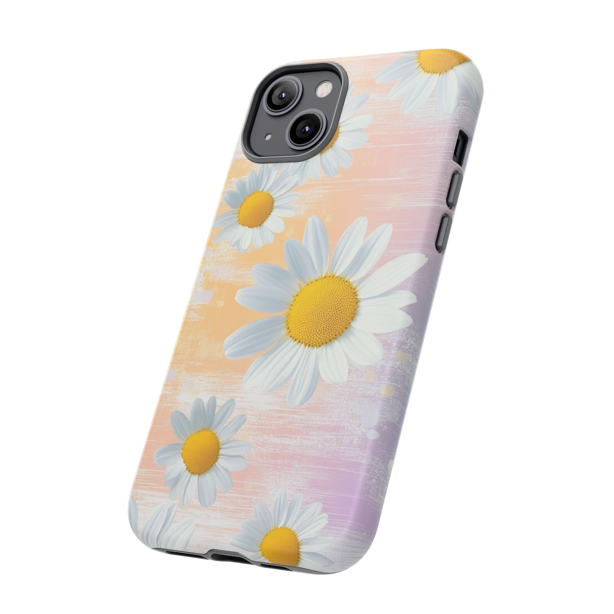 Daisy Phone Case - Floral Tough Case for Nature Lovers