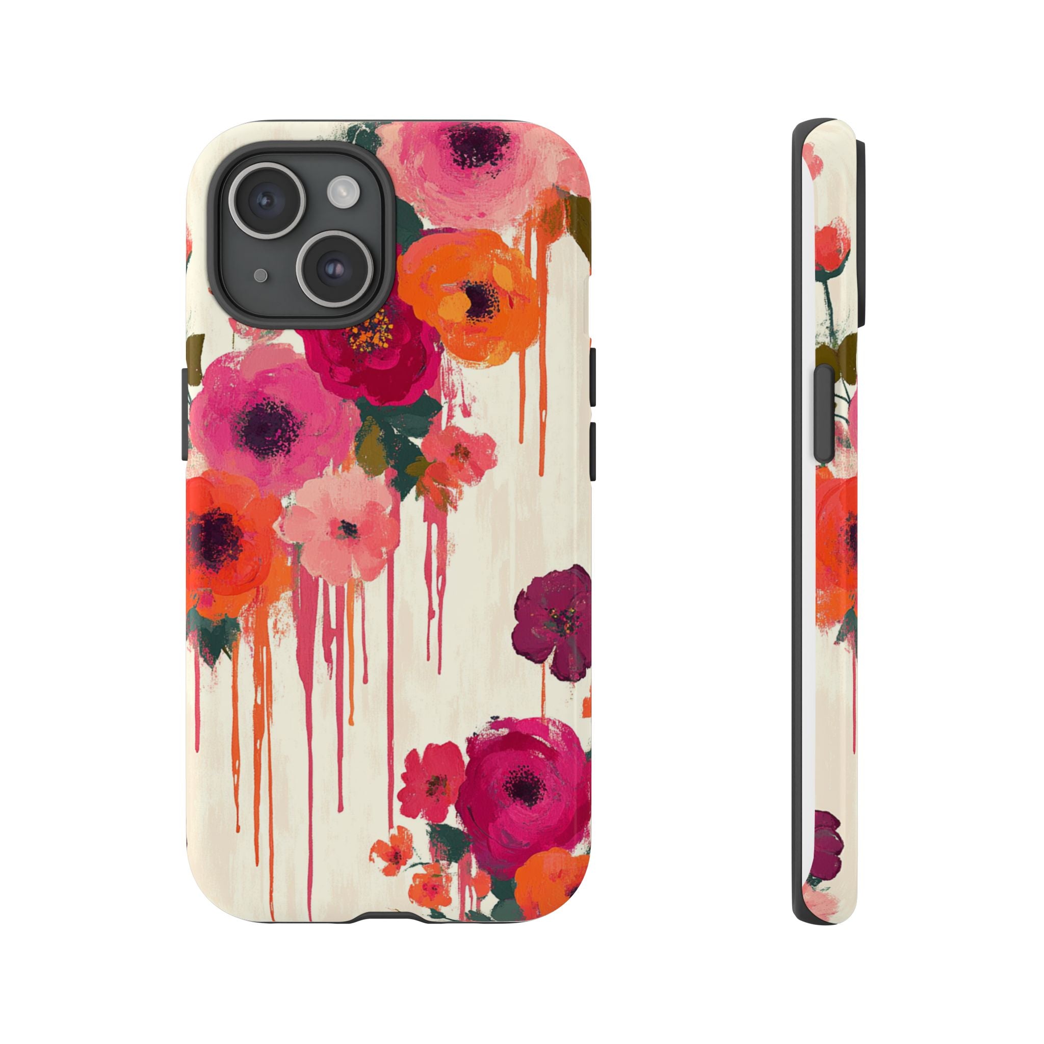 Floral Phone Case - Tough Cases with Vibrant Flower Design