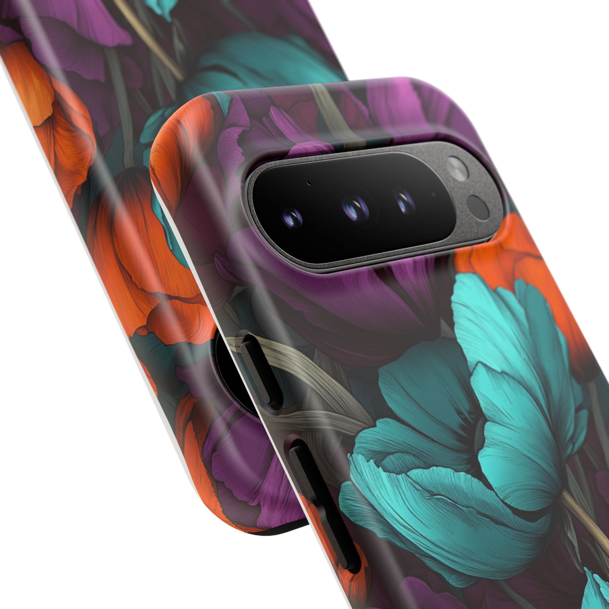 Floral Phone Case - Vibrant Flower Tough Case