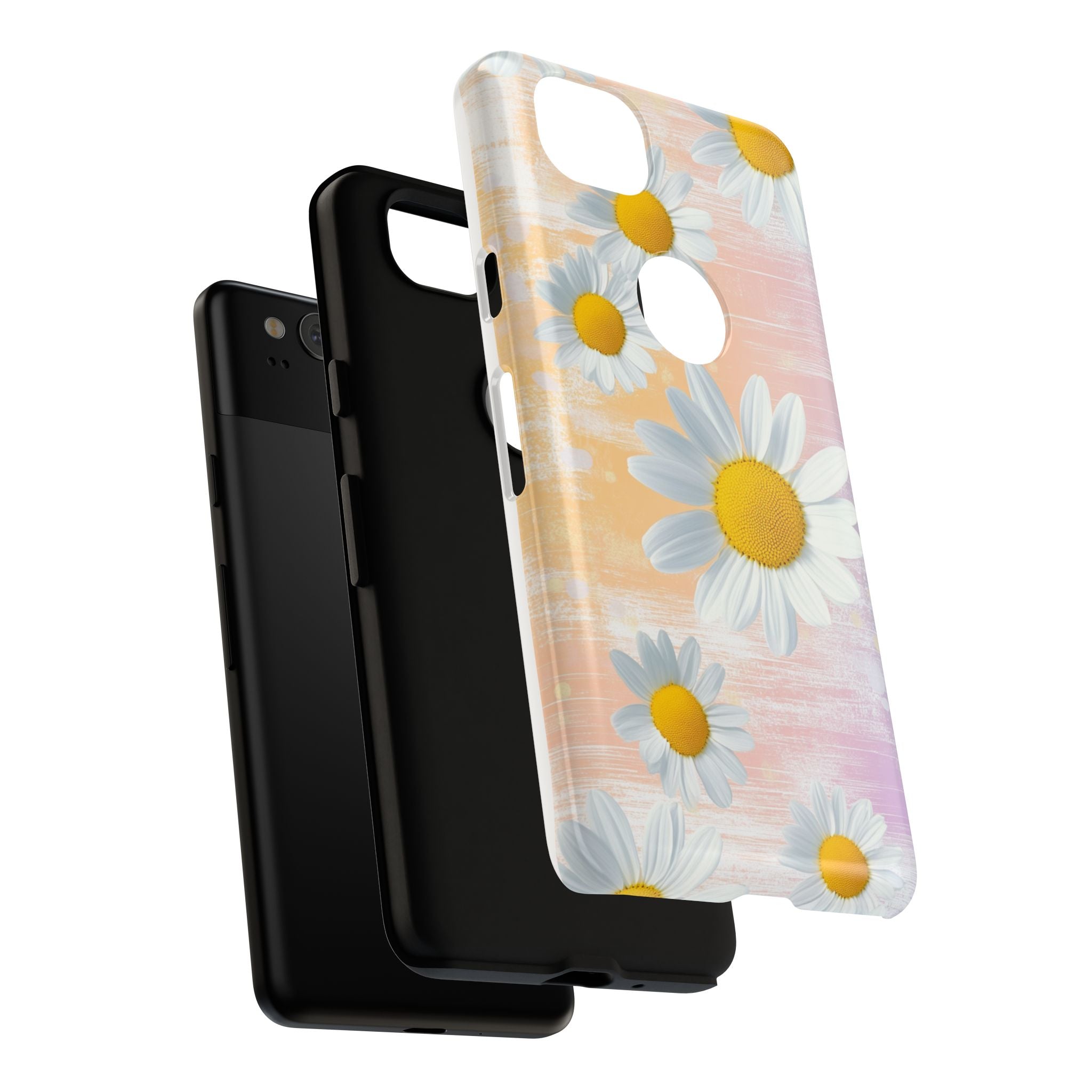 Daisy Phone Case - Floral Tough Case for Nature Lovers
