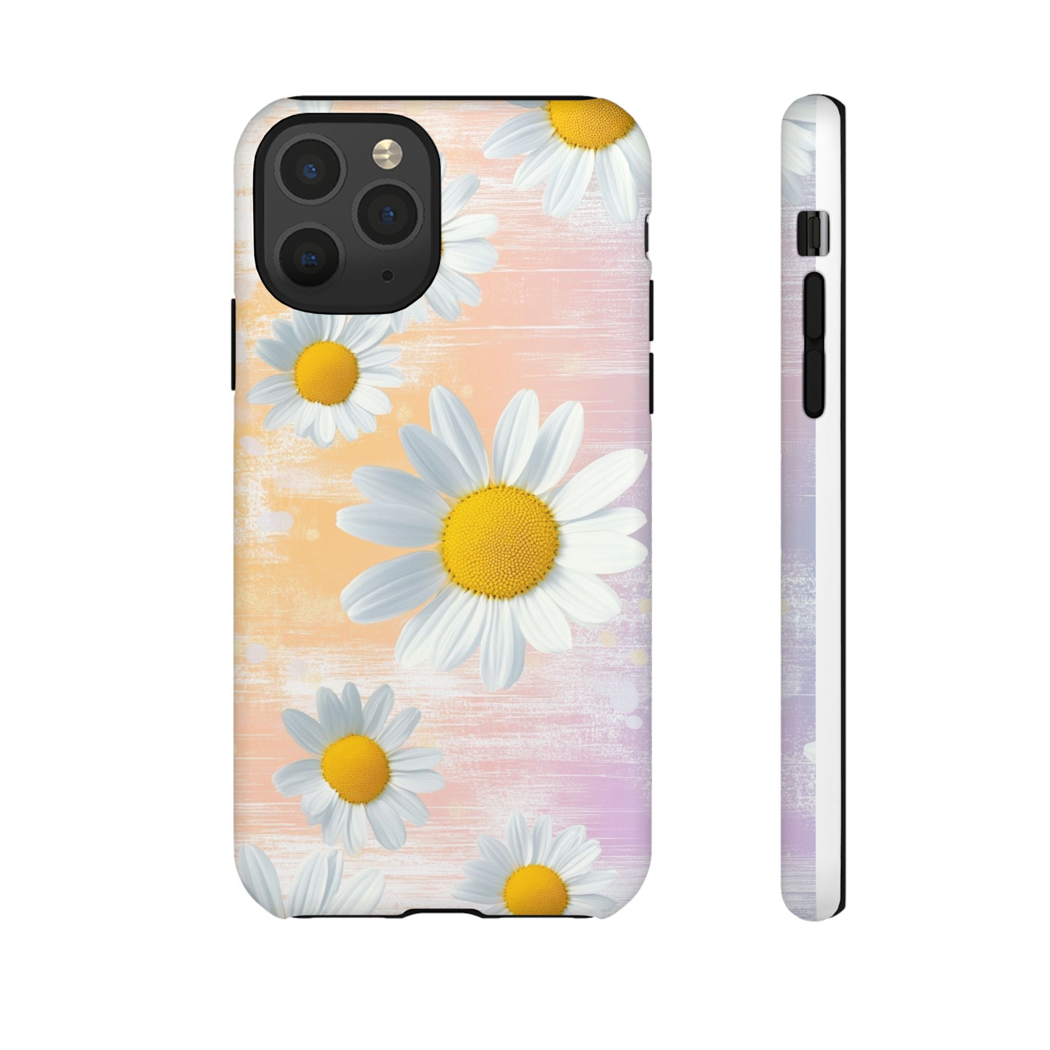 Daisy Phone Case - Floral Tough Case for Nature Lovers