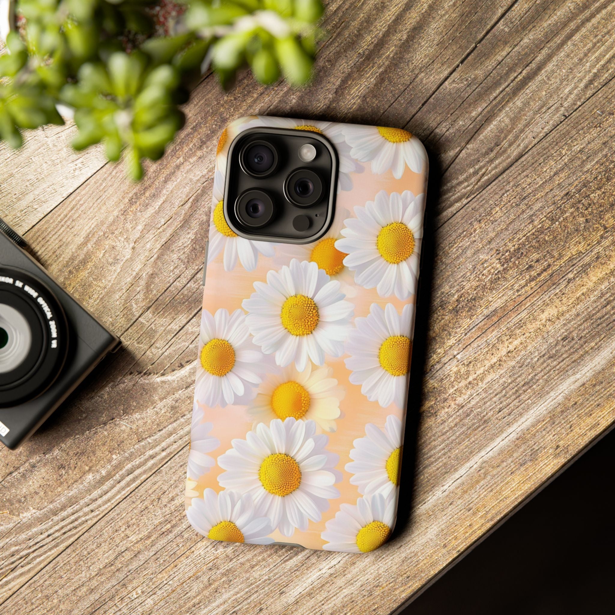 Daisy Phone Case - Floral Tough Cover