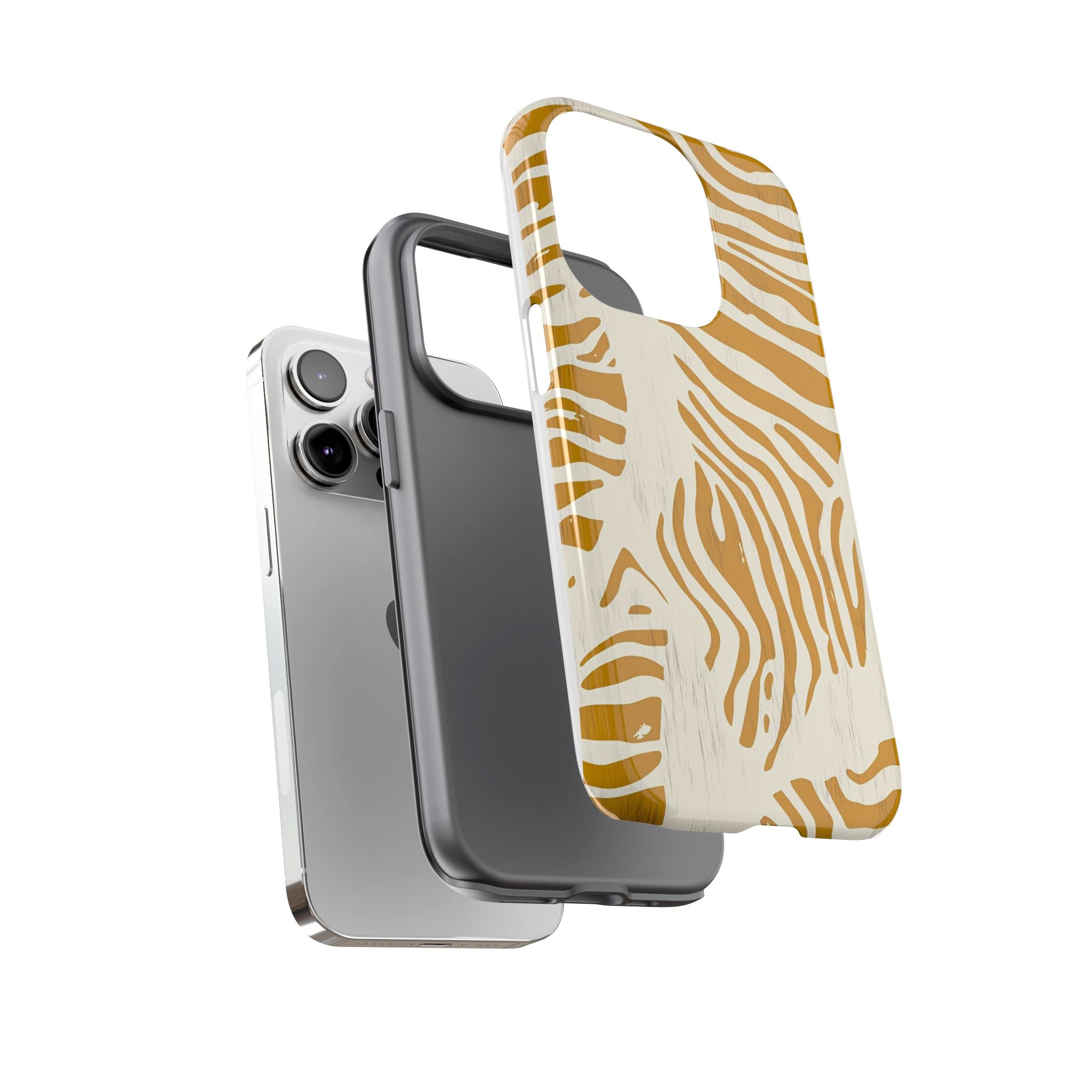 Stylish Phone Case with Zebra Print