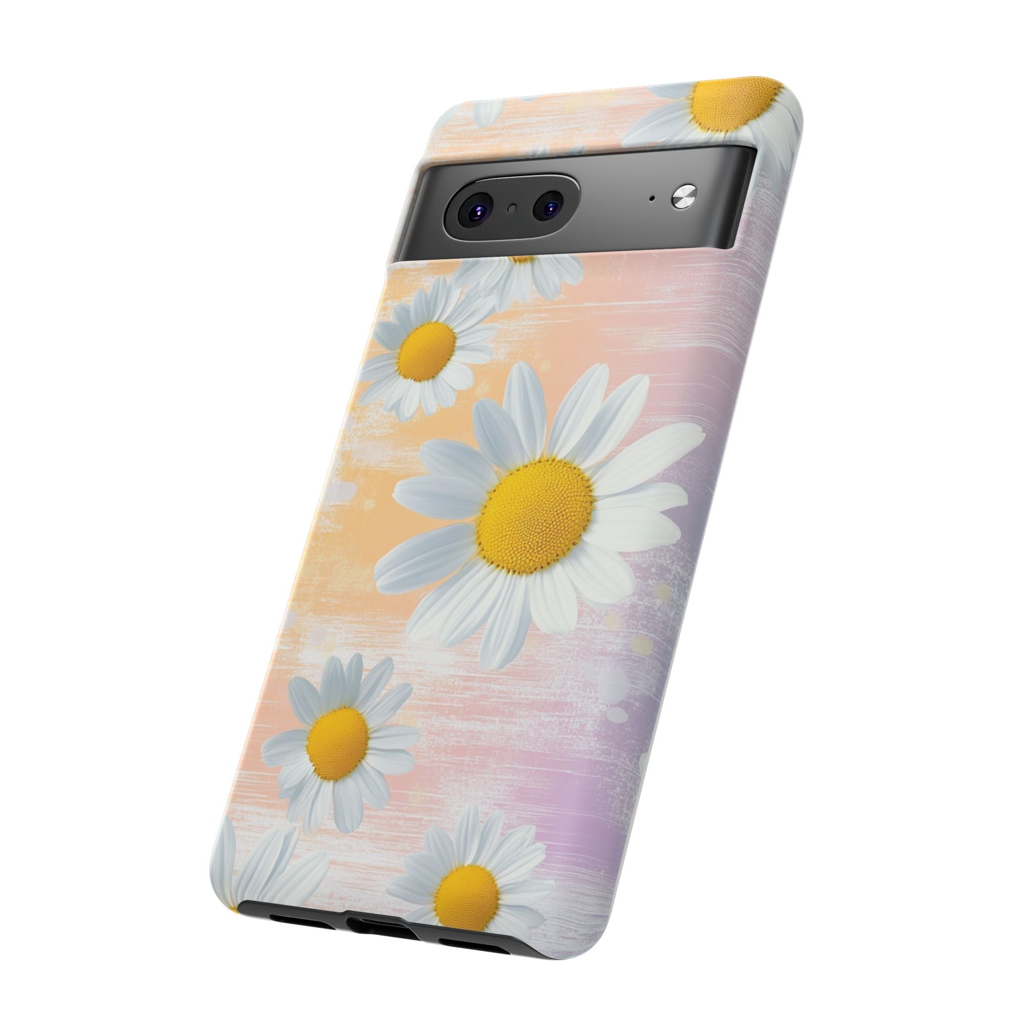 Daisy Phone Case - Floral Tough Case for Nature Lovers