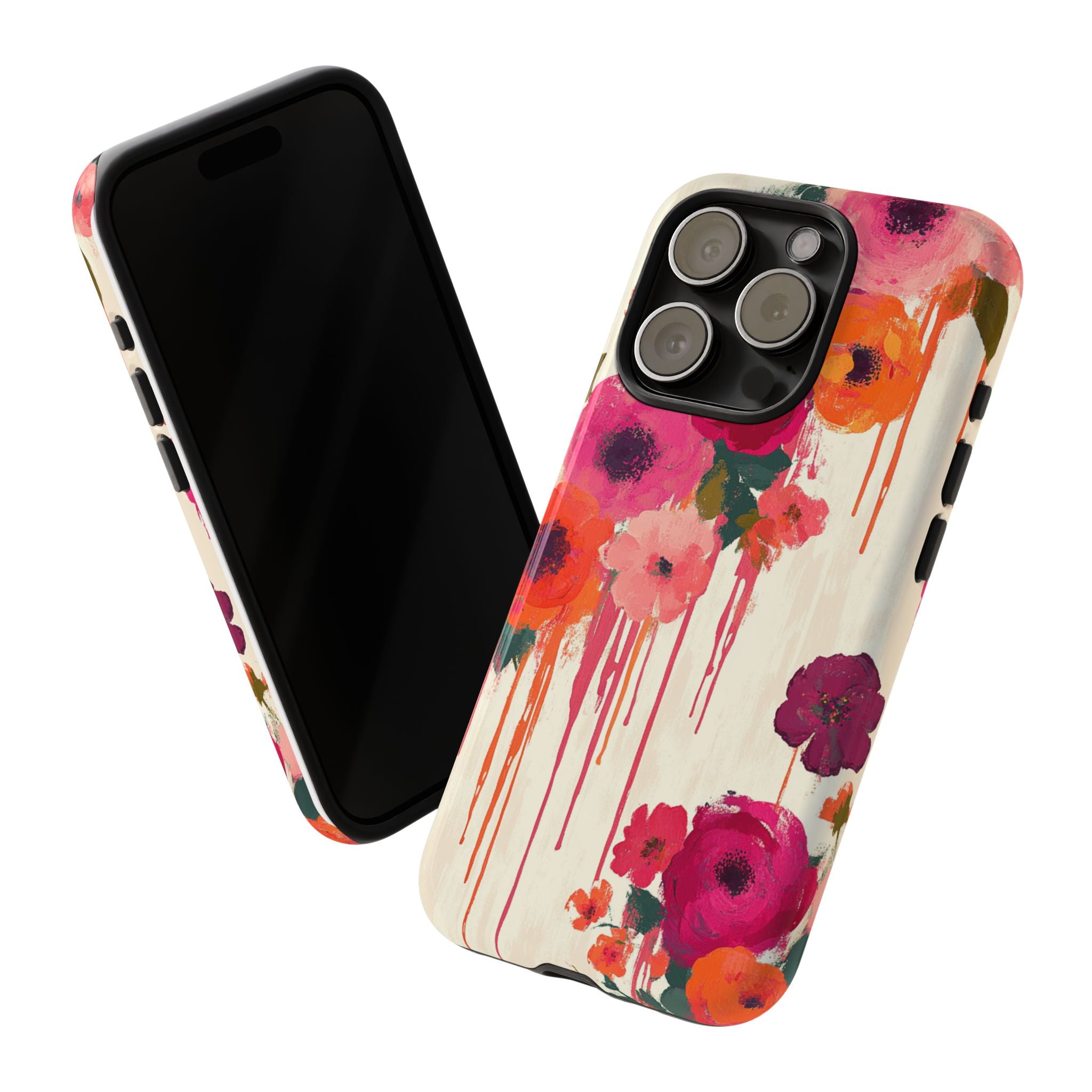 Floral Phone Case - Tough Cases with Vibrant Flower Design