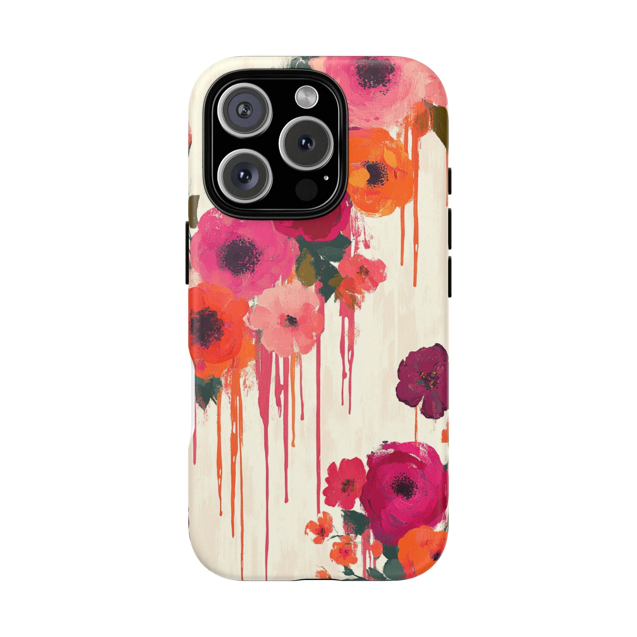 Floral Phone Case - Tough Cases with Vibrant Flower Design