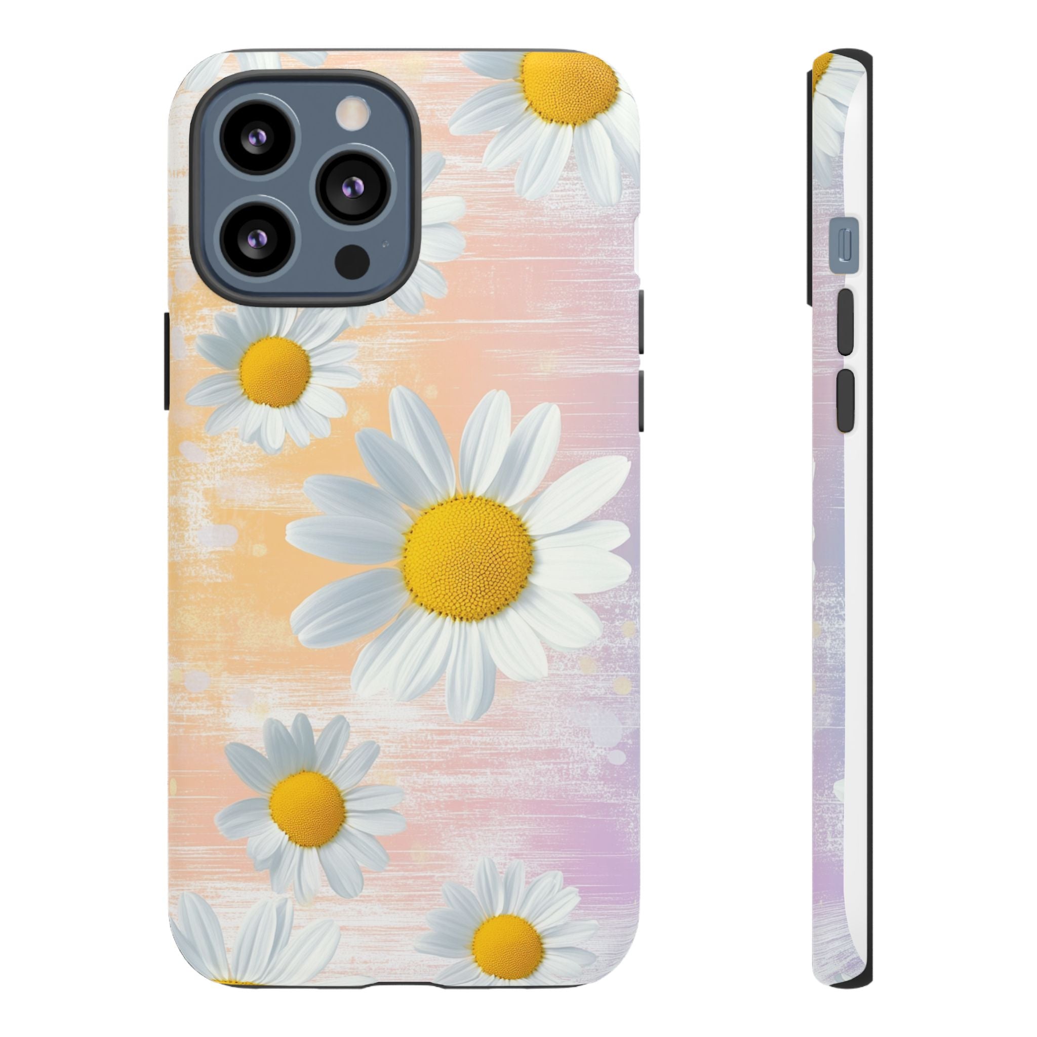 Daisy Phone Case - Floral Tough Case for Nature Lovers