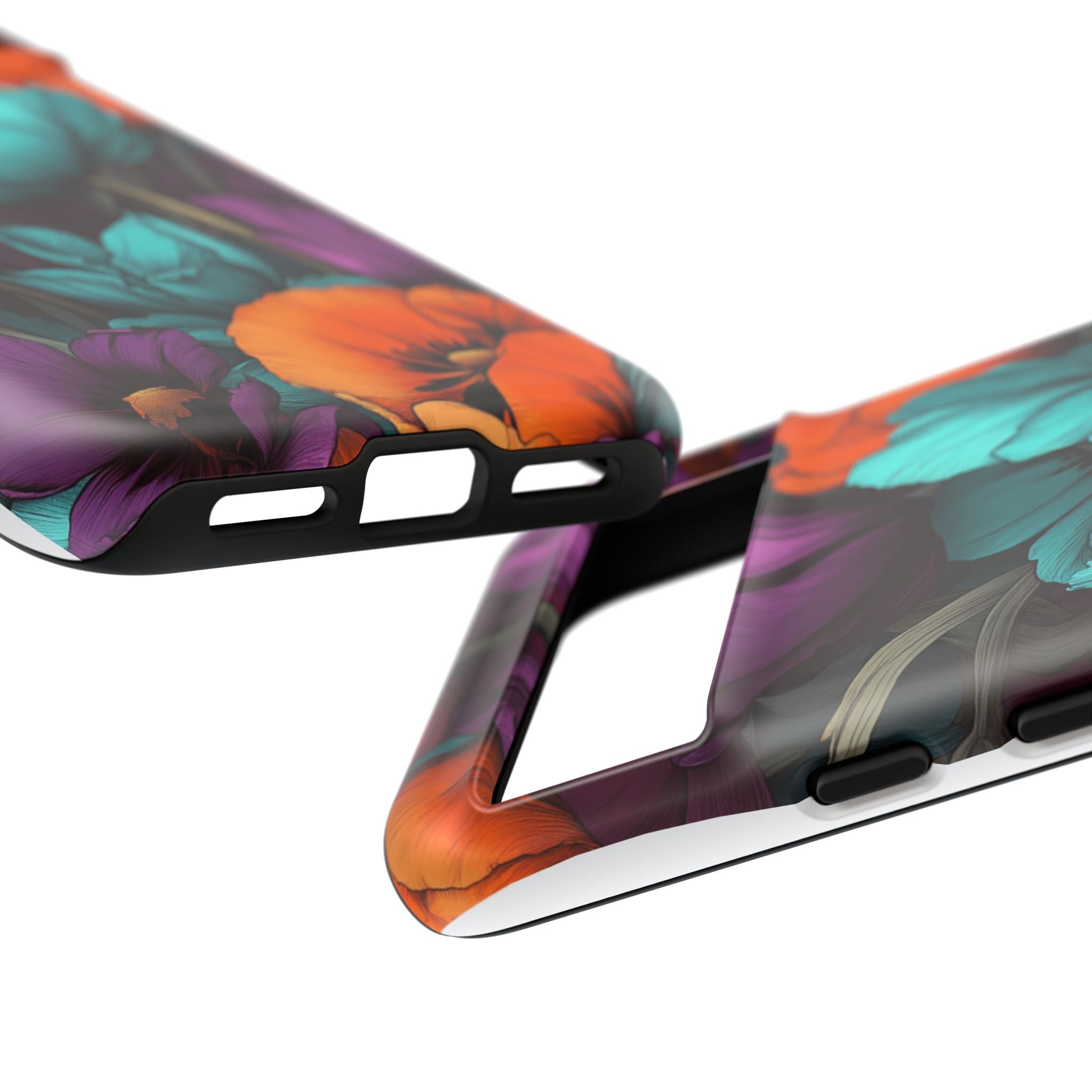 Floral Phone Case - Vibrant Flower Tough Case