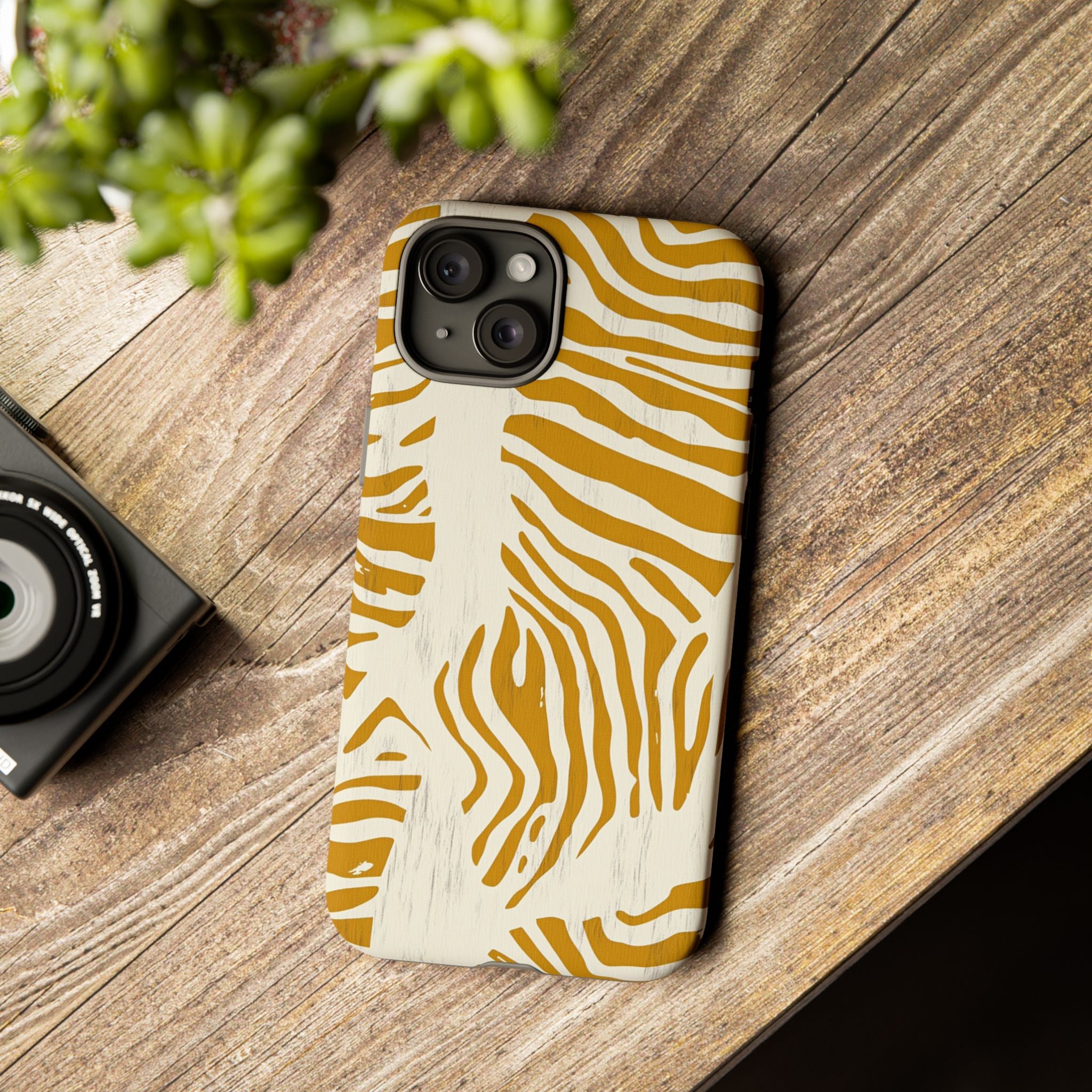 Stylish Phone Case with Zebra Print