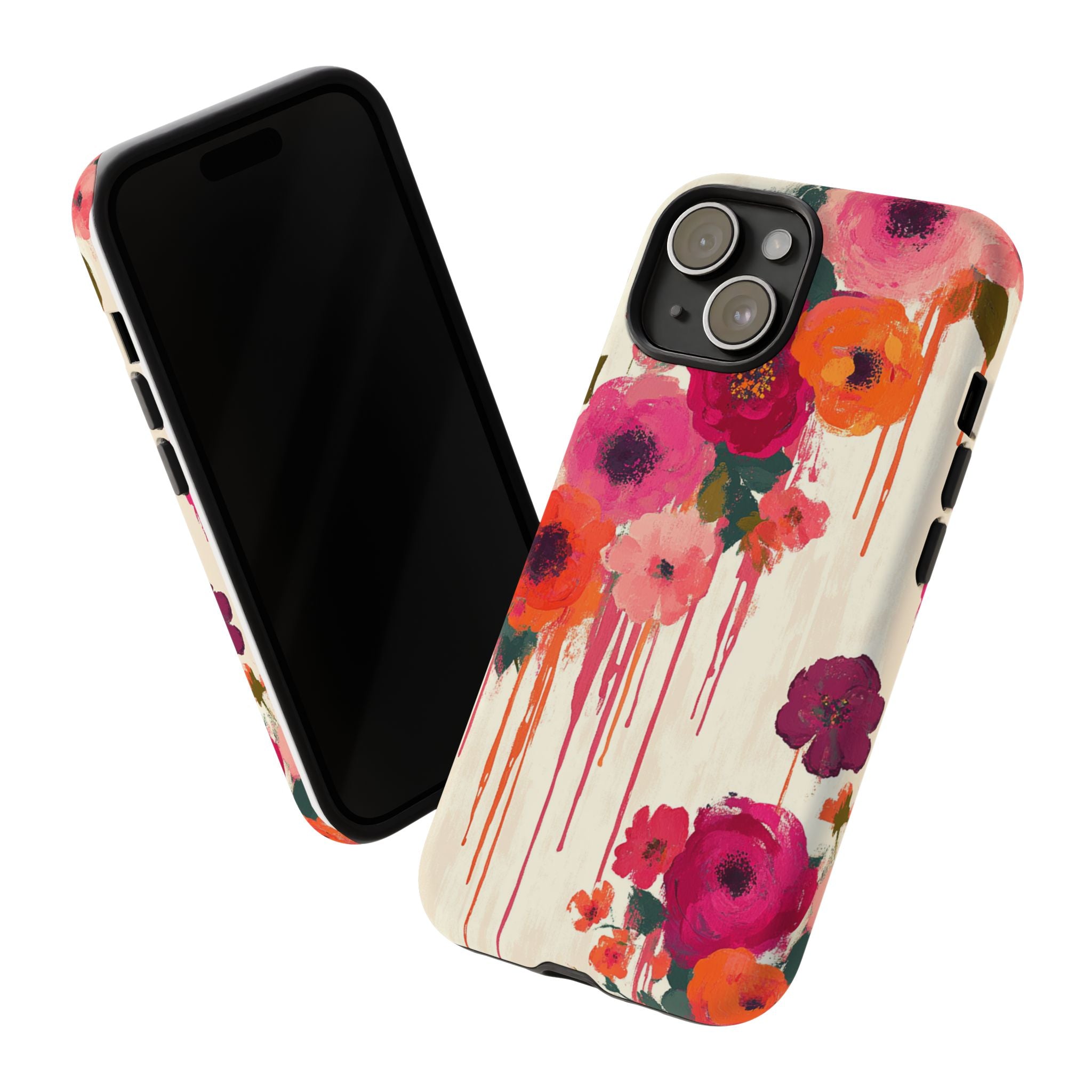 Floral Phone Case - Tough Cases with Vibrant Flower Design