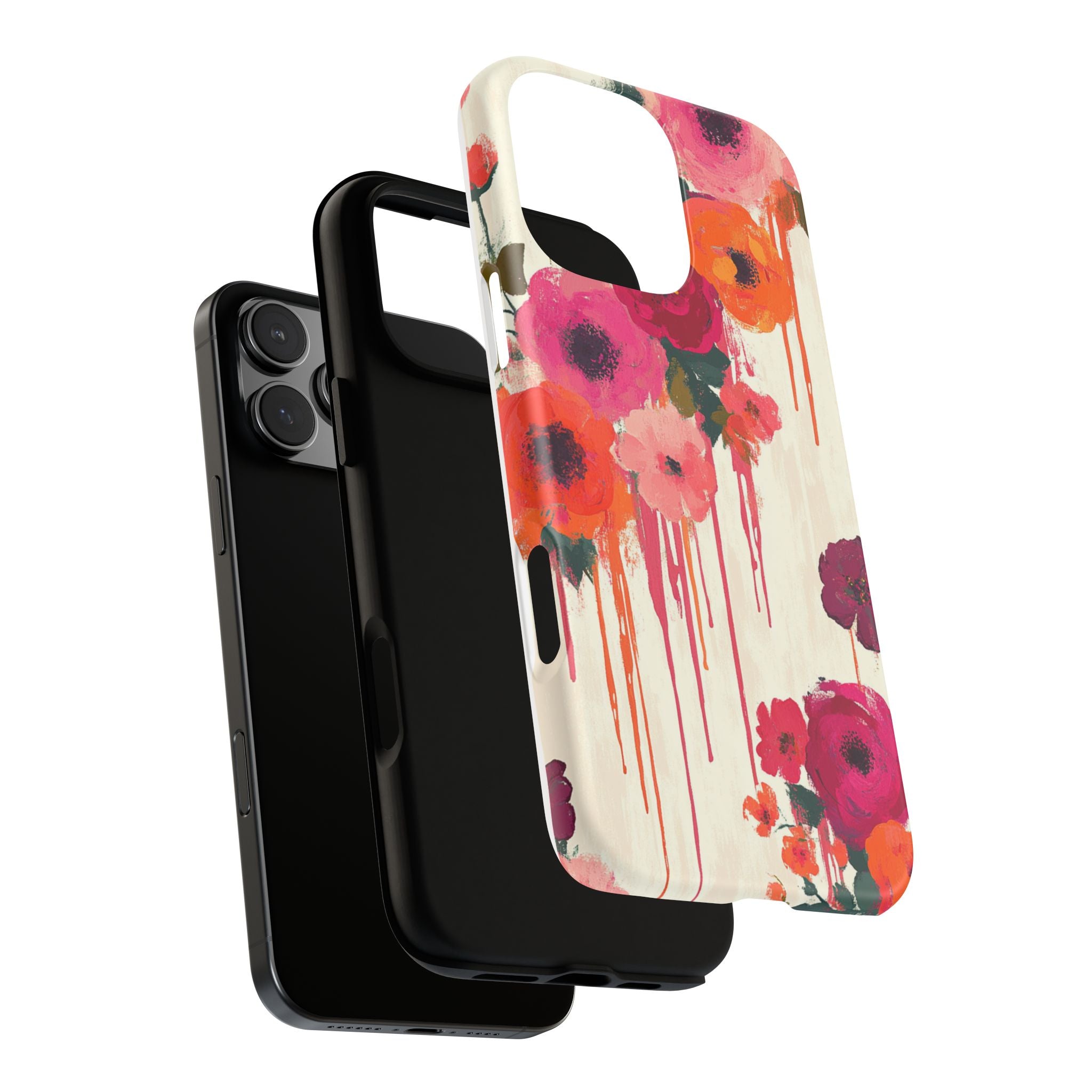 Floral Phone Case - Tough Cases with Vibrant Flower Design