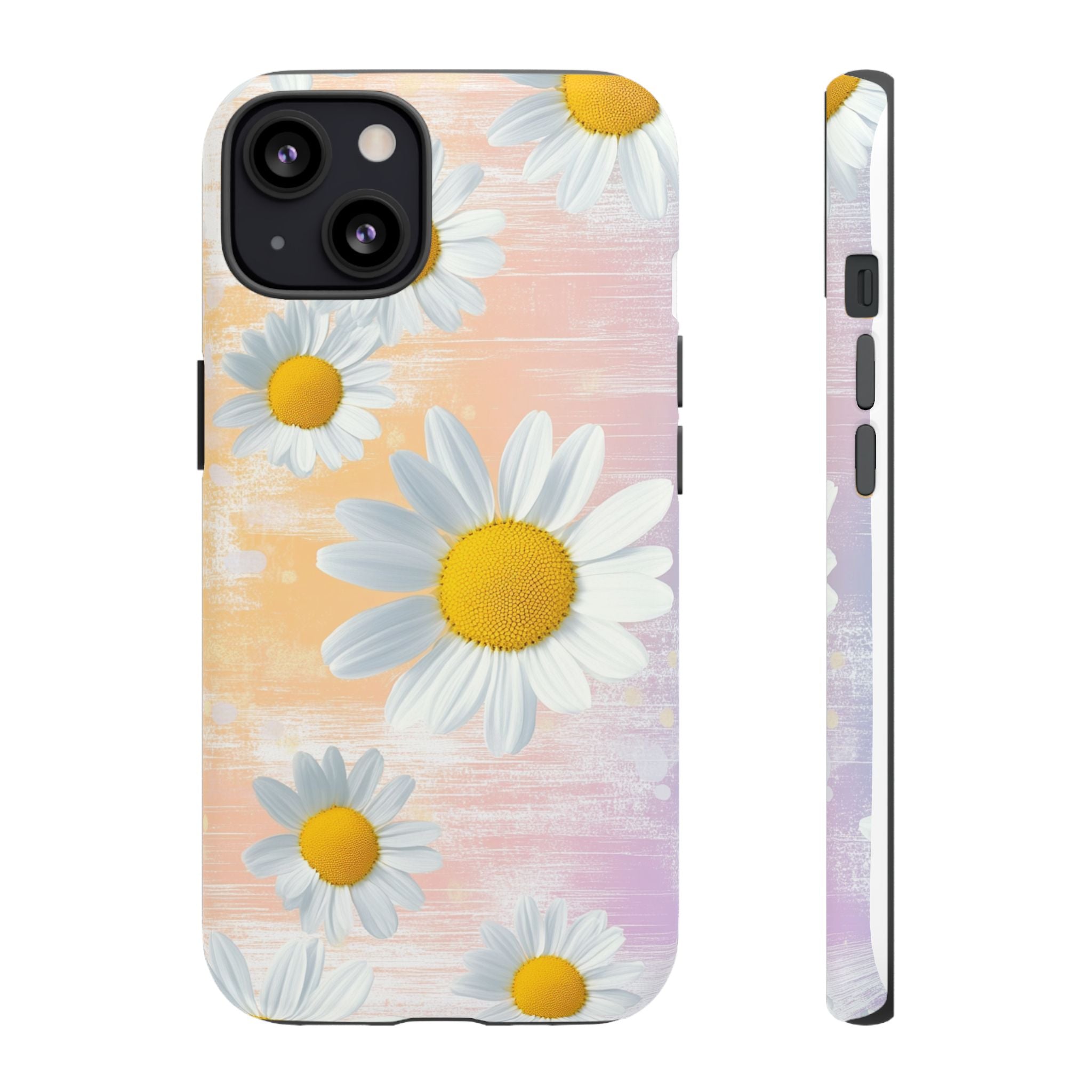 Daisy Phone Case - Floral Tough Case for Nature Lovers